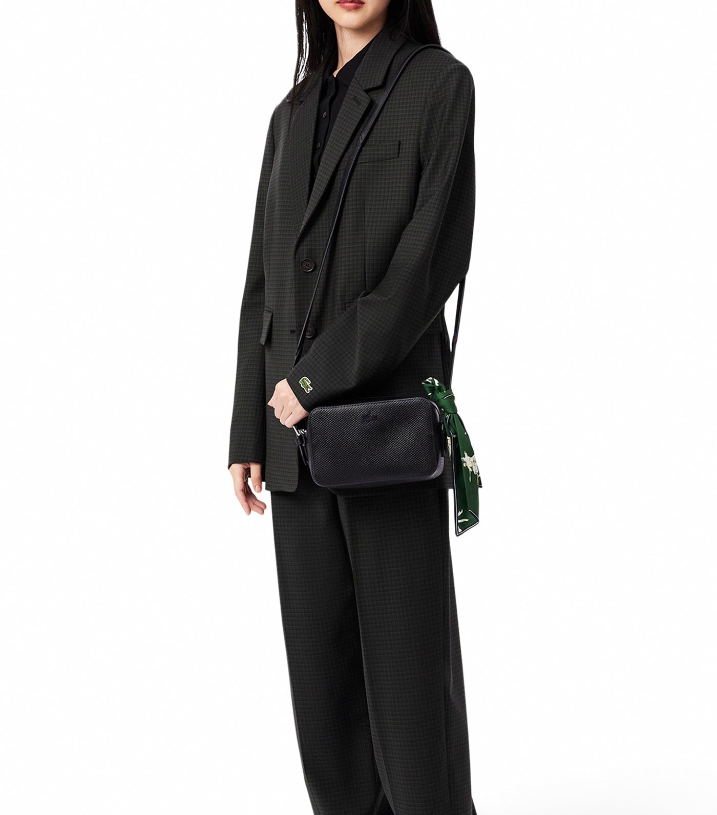 Chantaco Piqué Leather Shoulder Bag