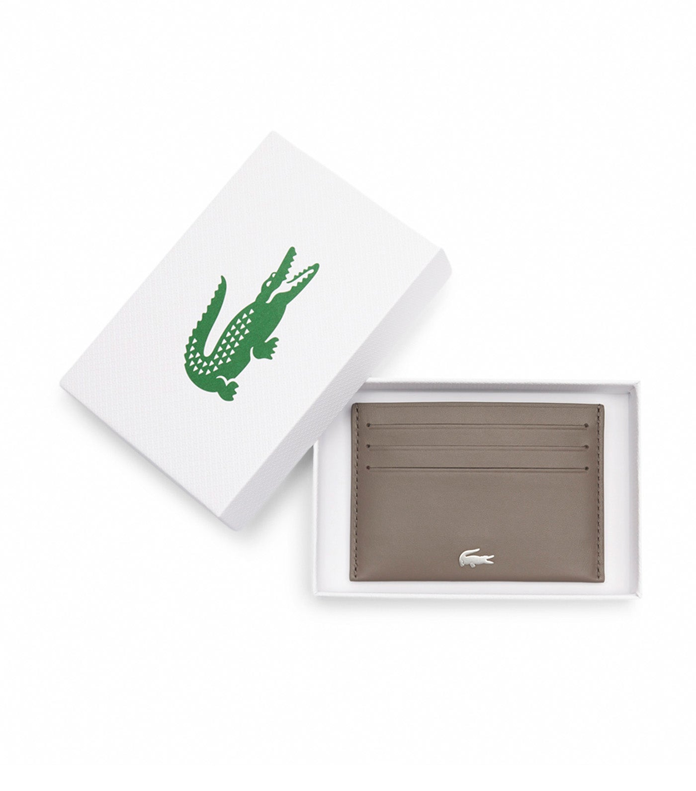 Lacoste FG Leather Card Holder Morel