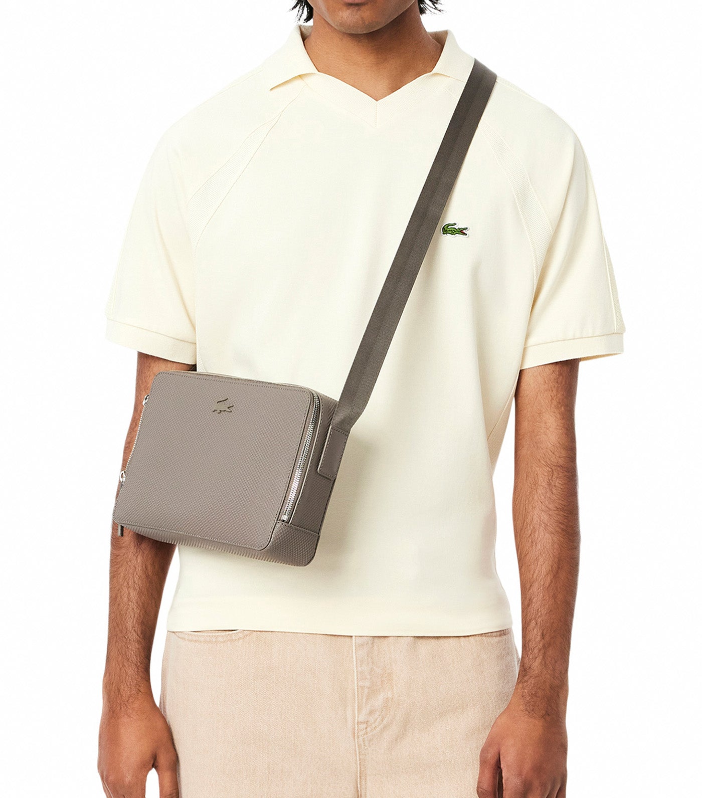 Chantaco Piqué Leather Reporter Bag
