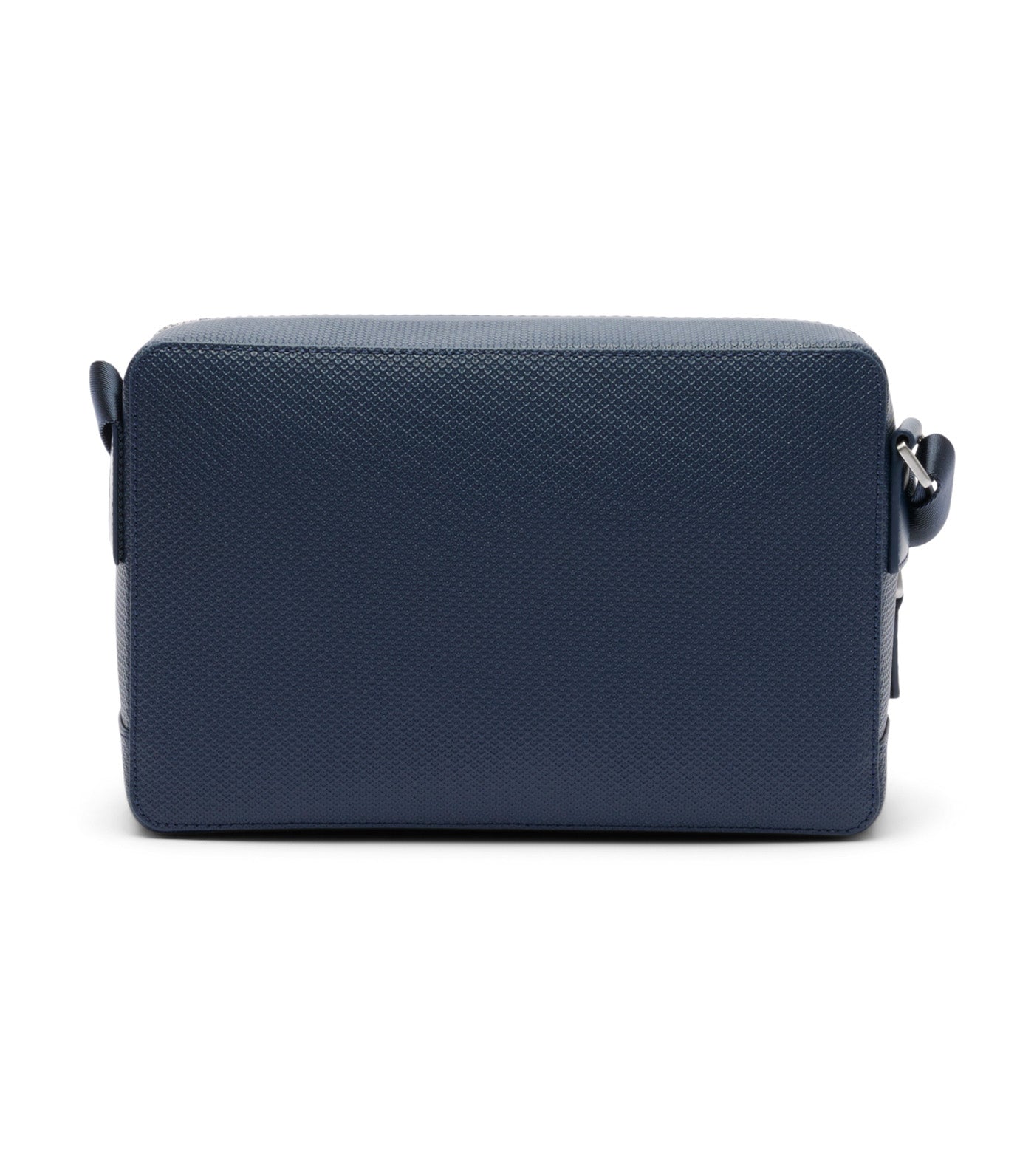 Chantaco Piqué Leather Reporter Bag Navy