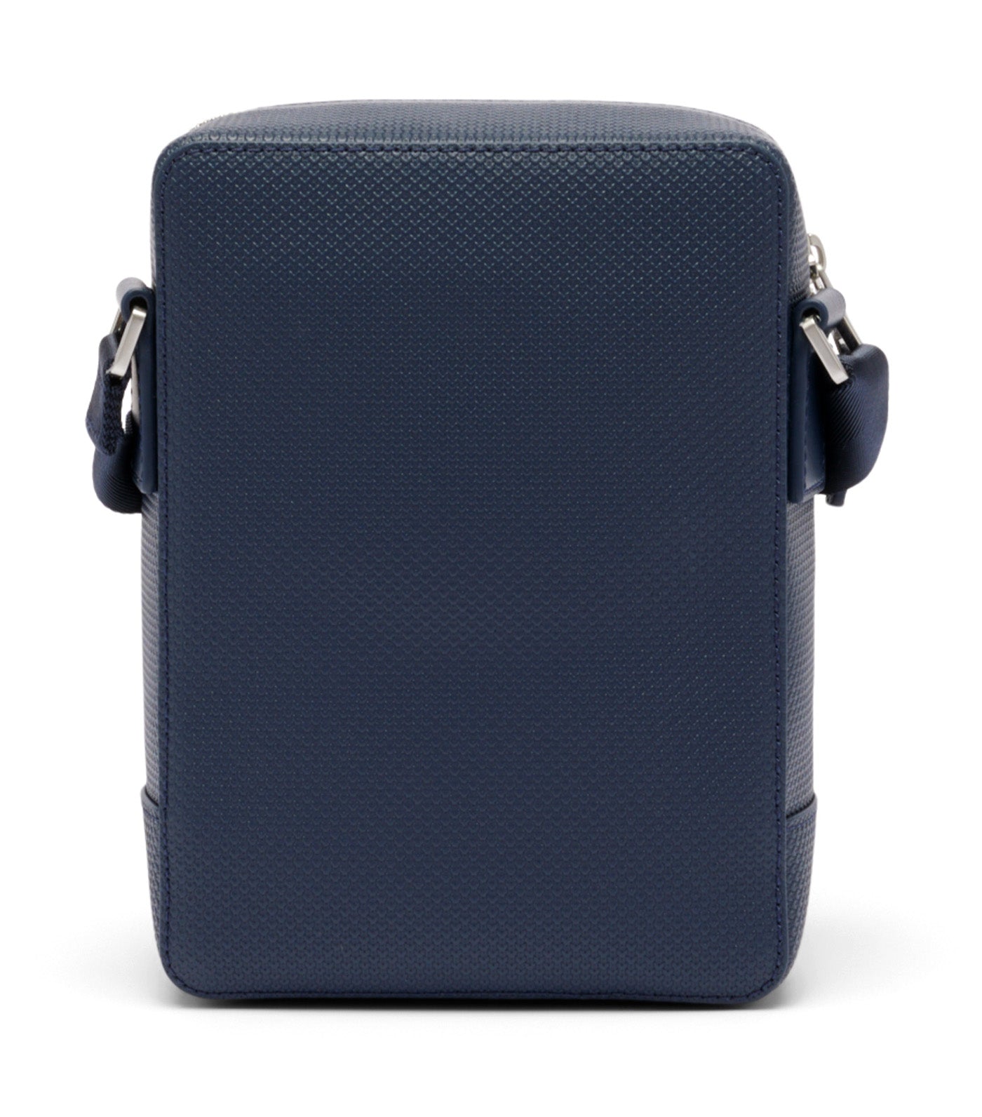 Chantaco Piqué Leather Shoulder Bag Navy