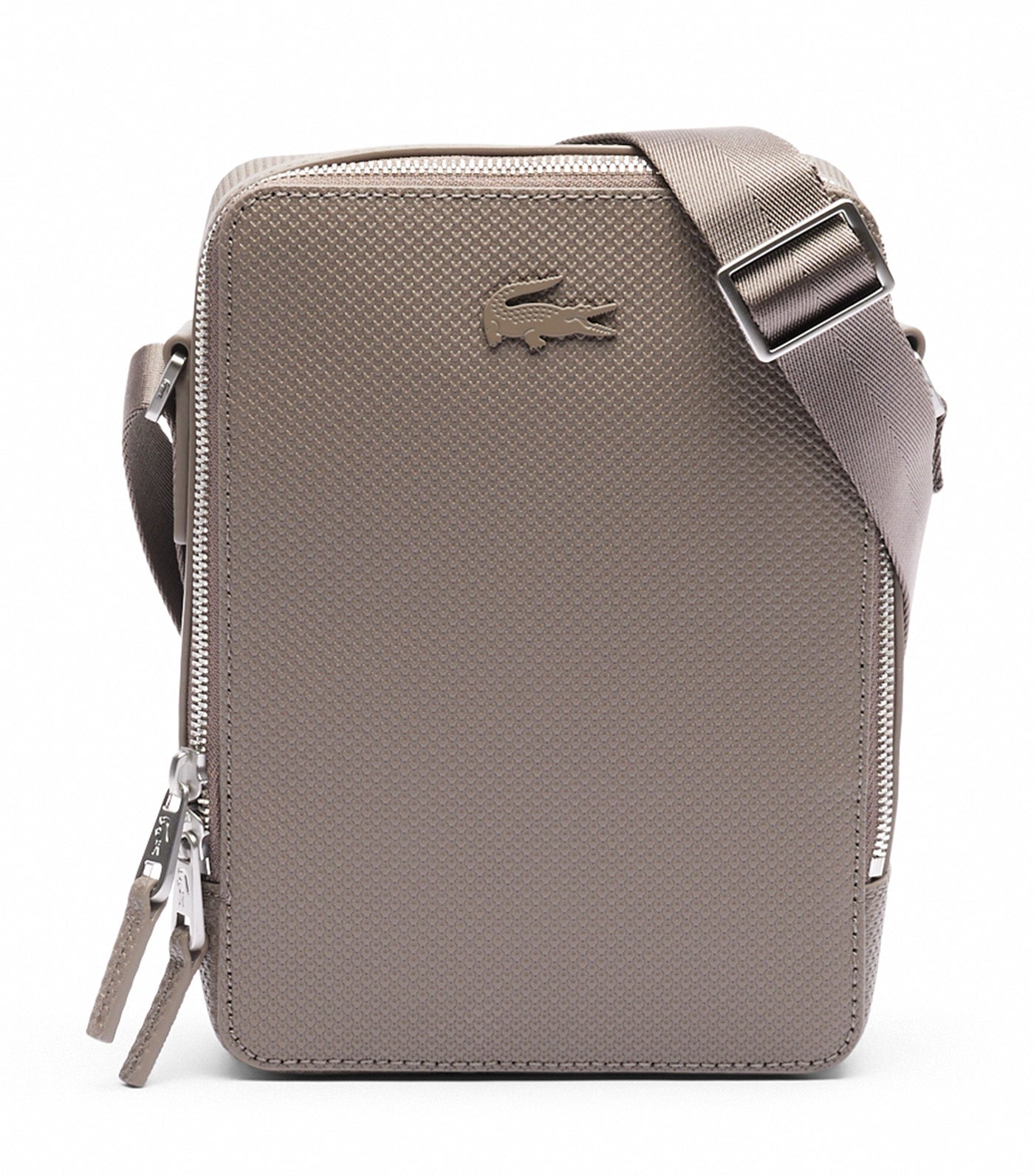 Chantaco Piqué Leather Shoulder Bag Morel