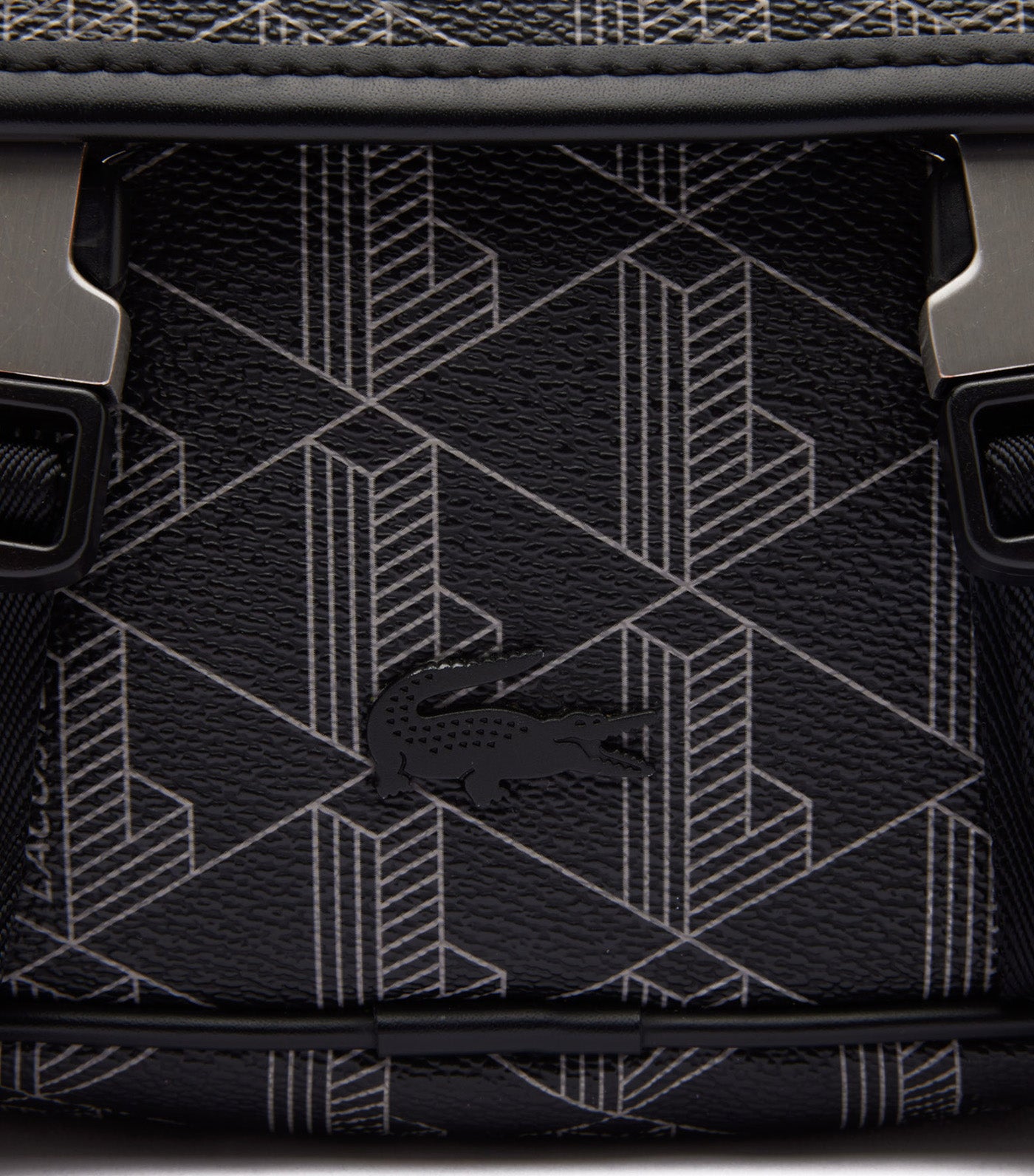 The Blend Clip Flap Satchel Monogram Noir Gris