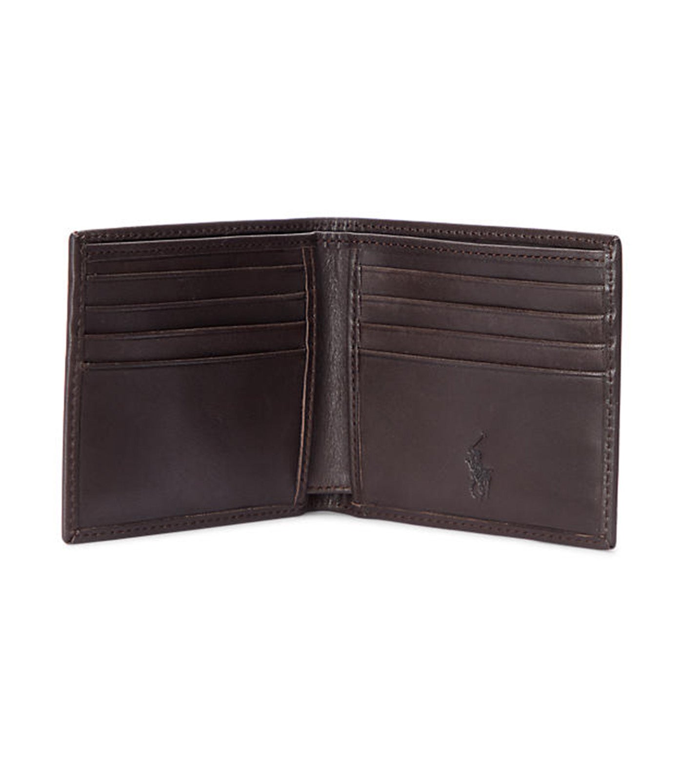 Men's Leather Billfold Wallet Brown