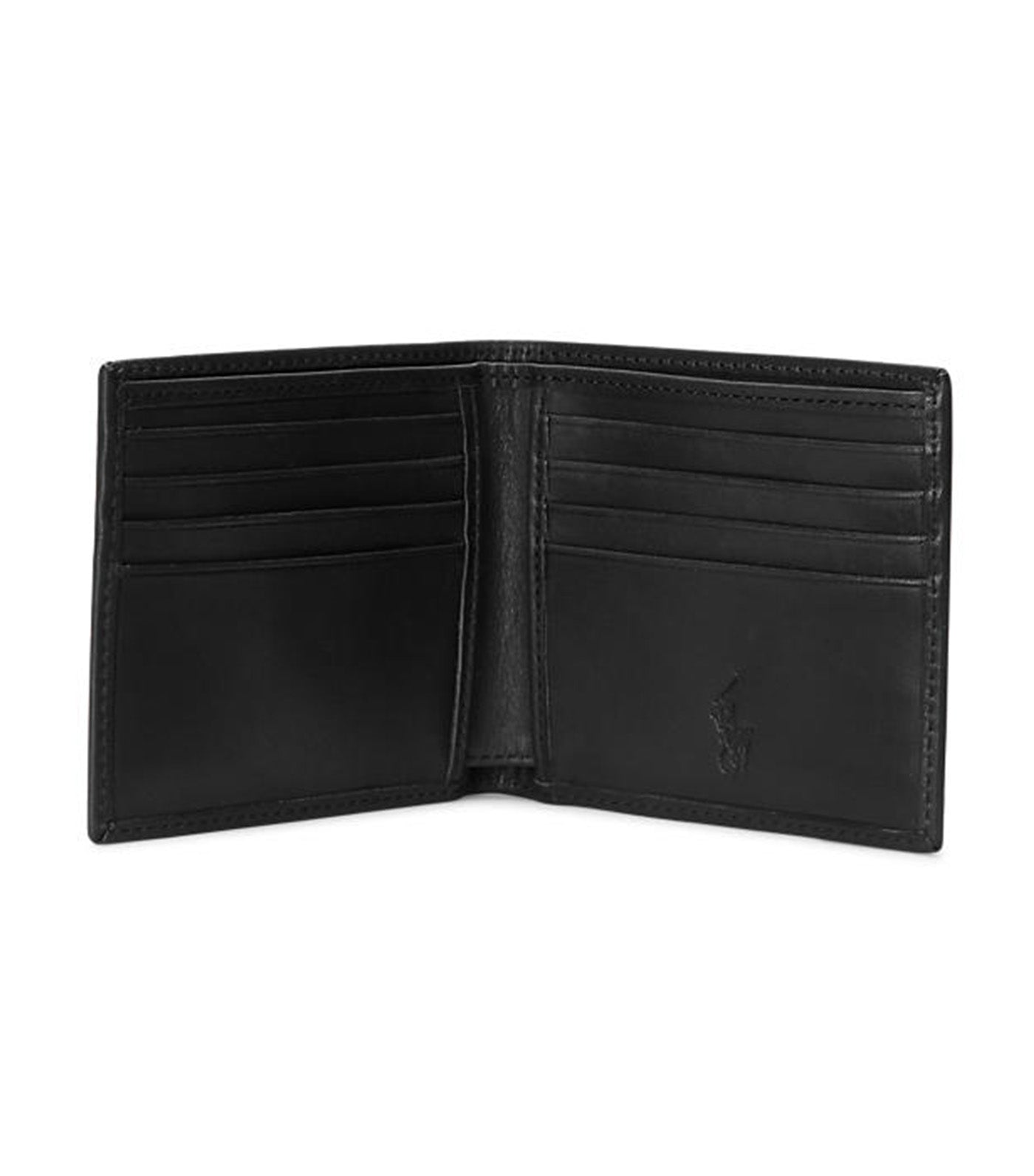 Men's Leather Billfold Wallet Black