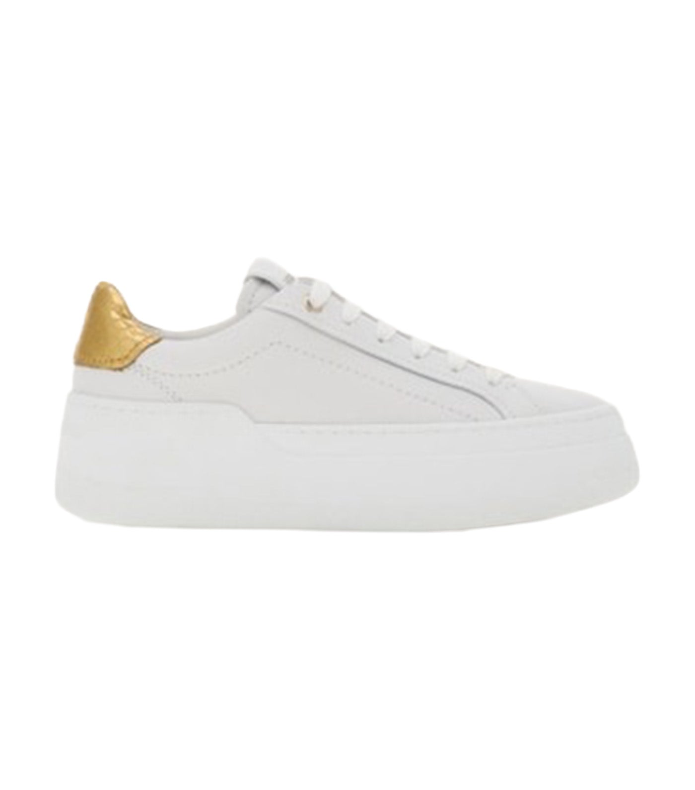Wedge Sneaker Optic White/Gold