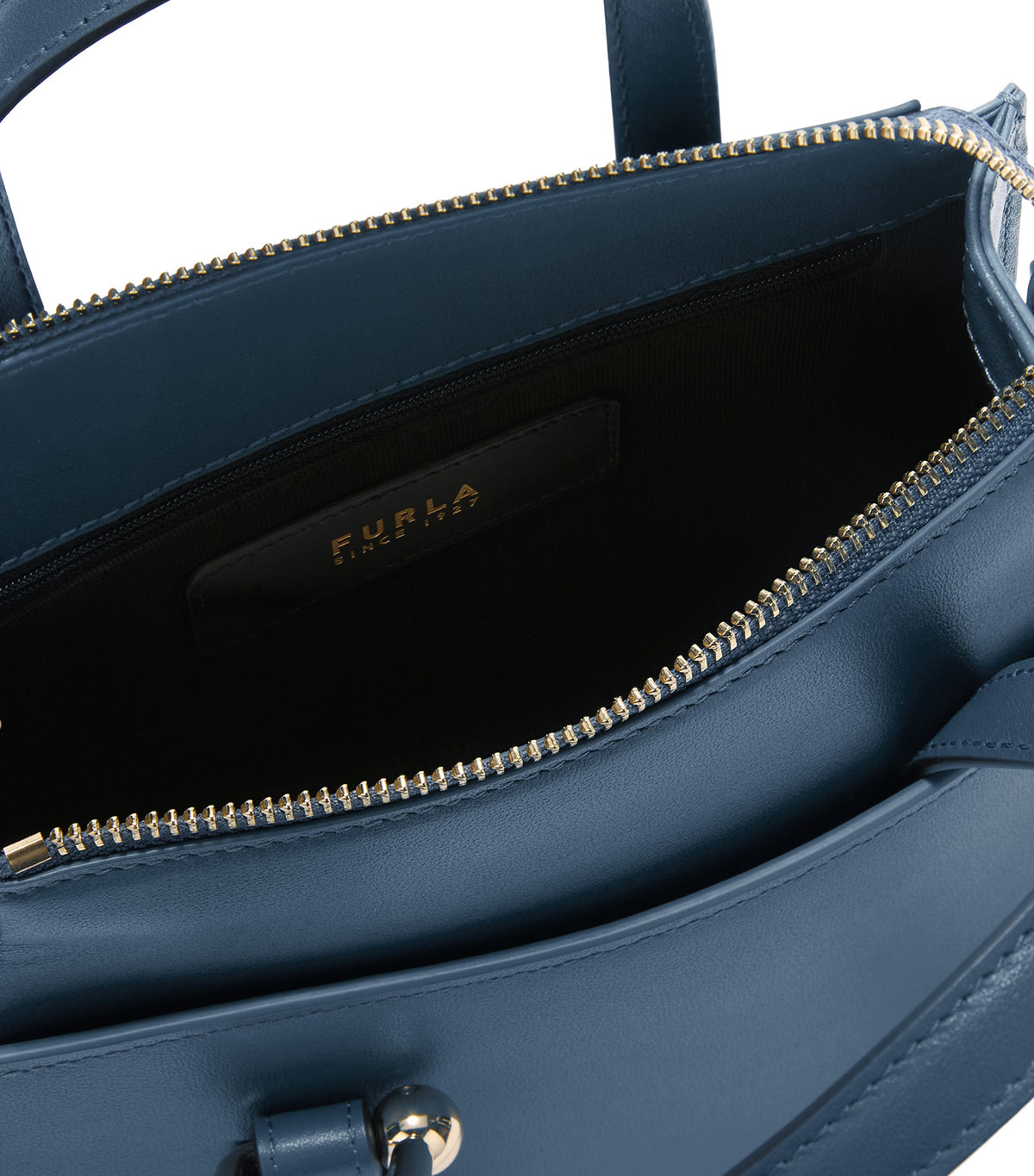 Nuvola S Boston Bag Grigio Blu