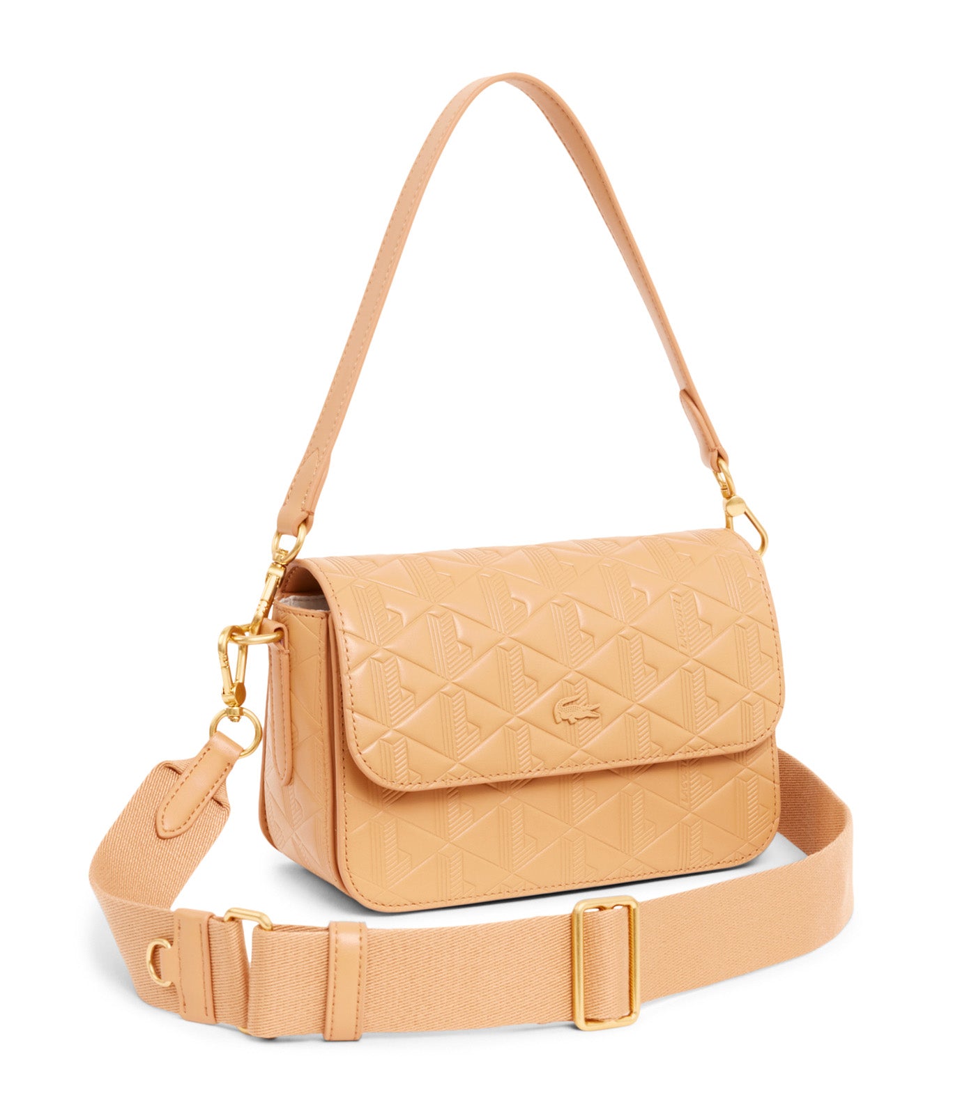Maheki Embossed Leather Shoulder Bag