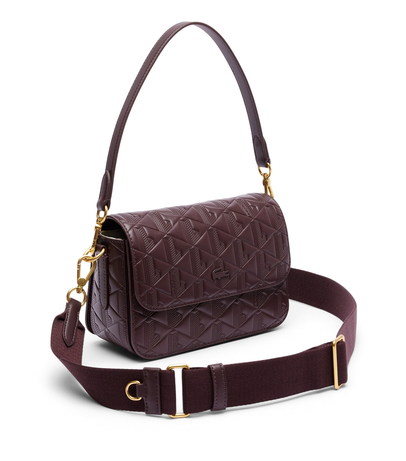 Maheki Embossed Leather Shoulder Bag