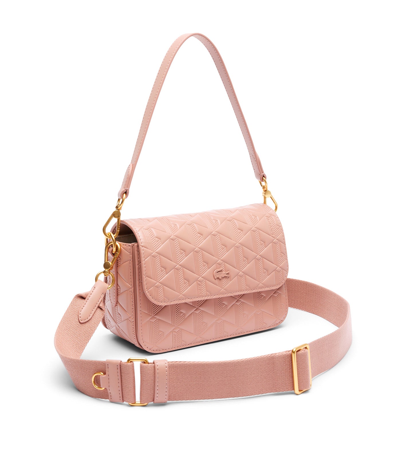 Maheki Embossed Leather Shoulder Bag