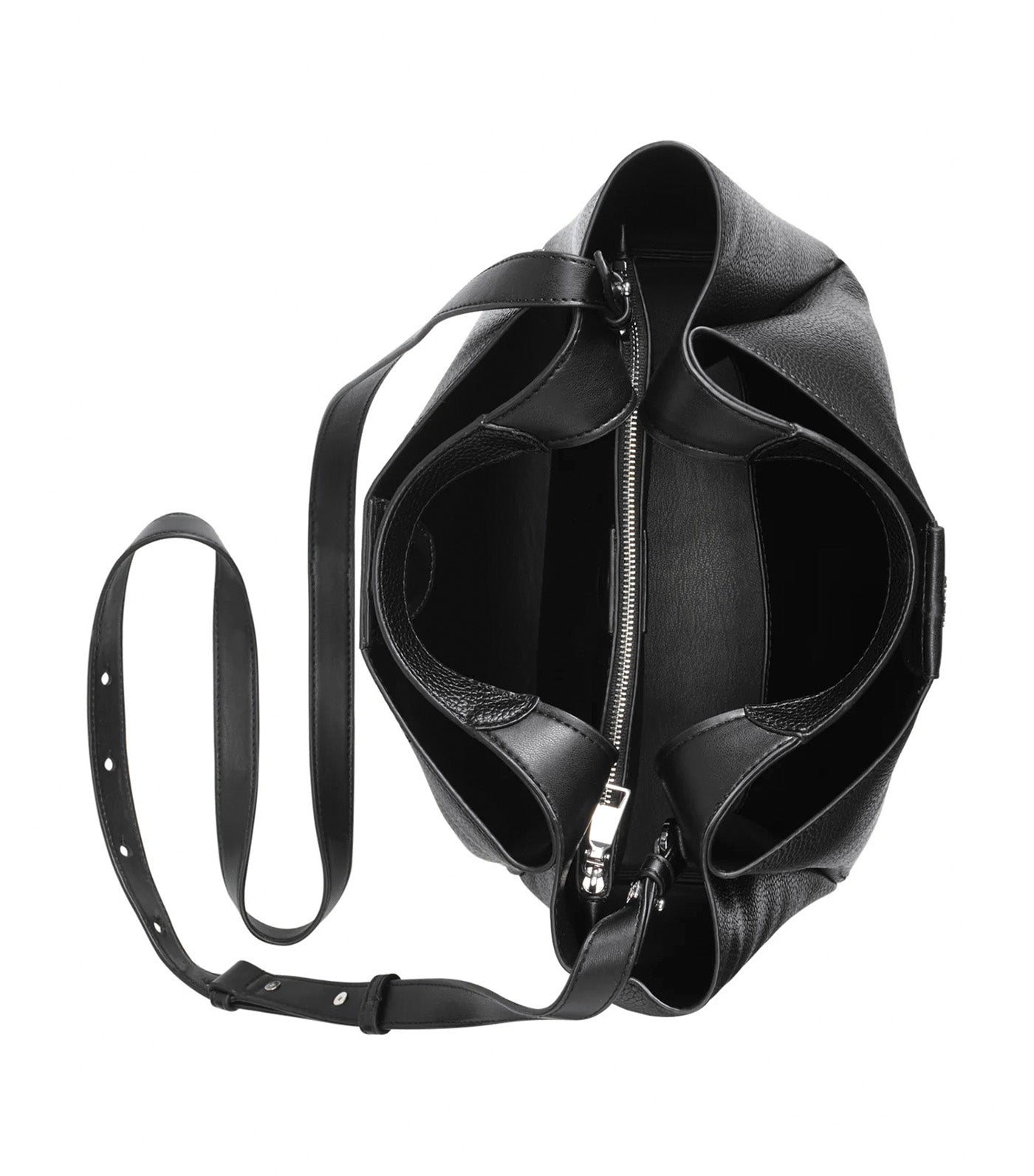 DKNY Willa Satchel Black/Silver