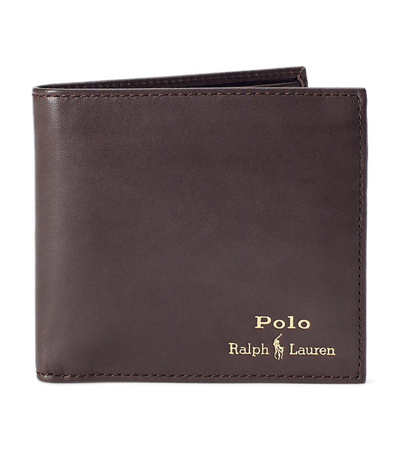 Men's Leather Billfold Wallet Brown