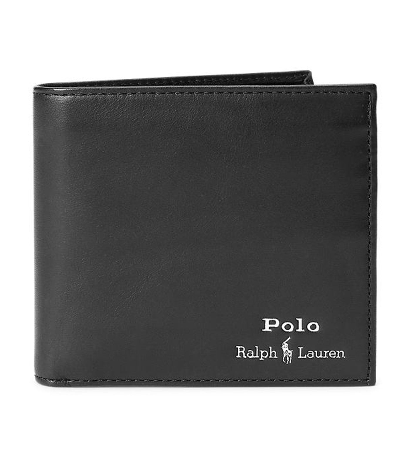 Men's Leather Billfold Wallet Black