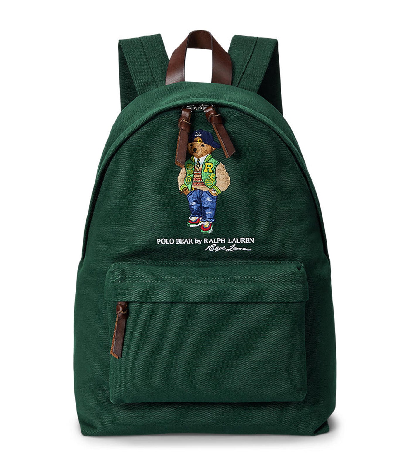 Men's Polo Bear Canvas Backpack