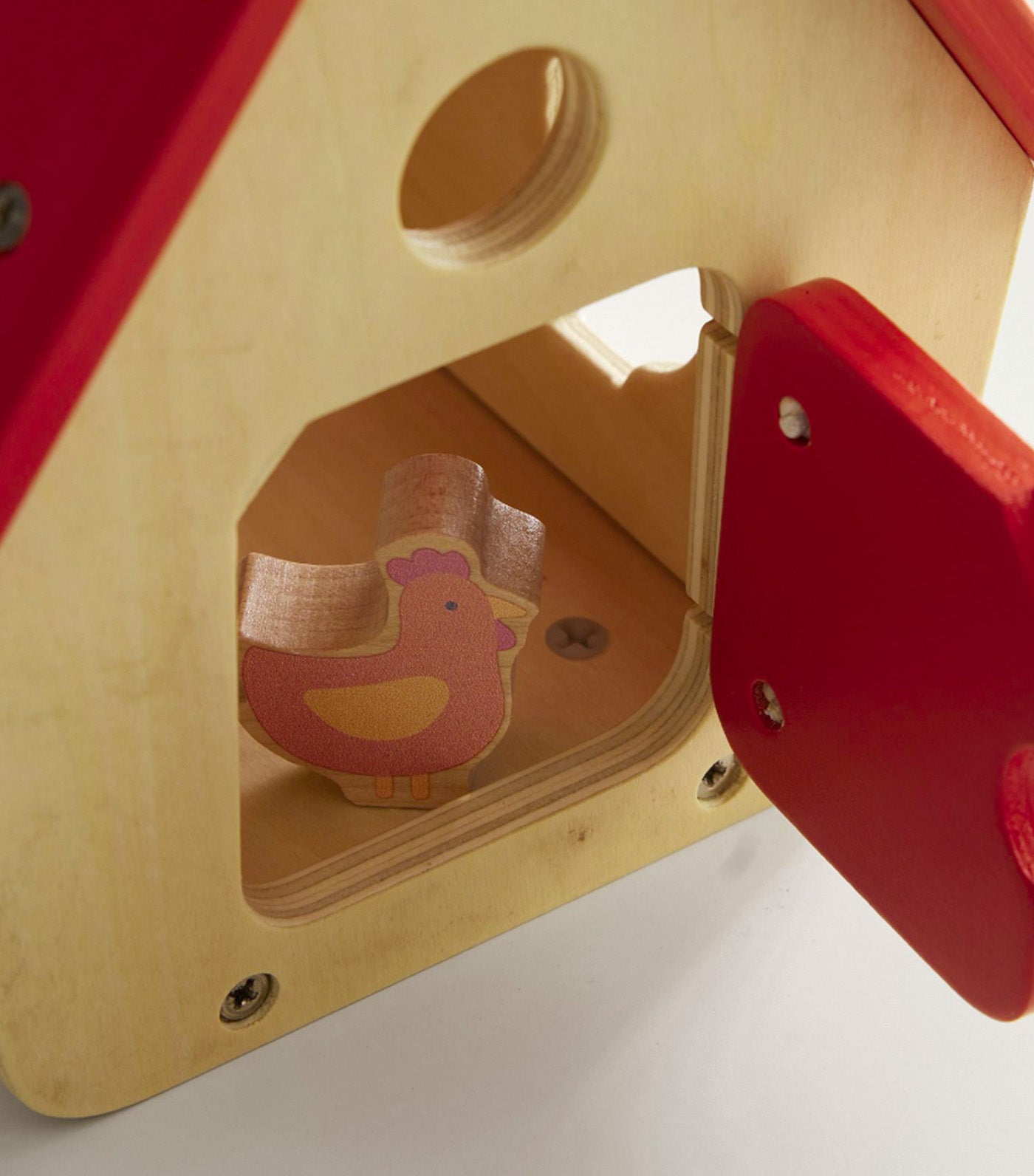 Wooden Barn Shape-Sorter Toy