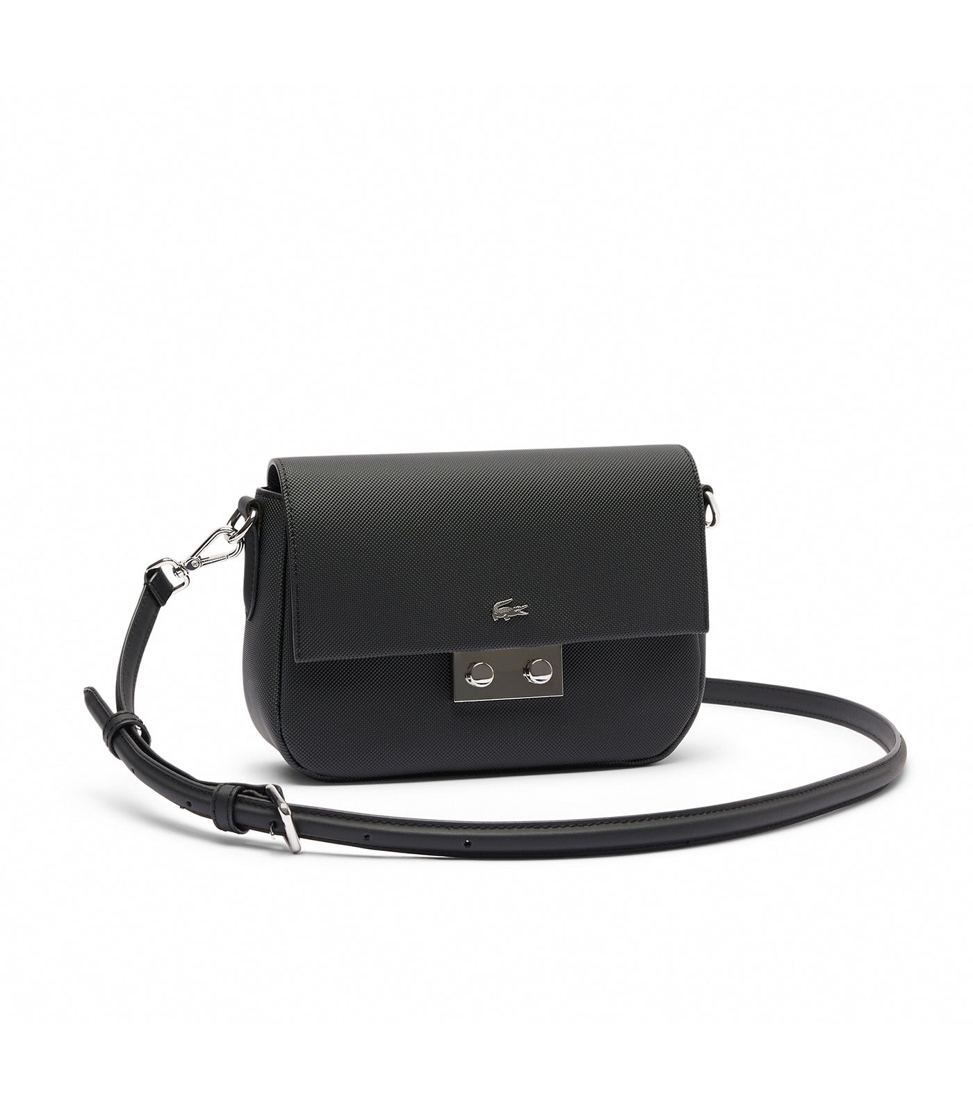 Daily City Flap Close Messenger Bag Noir