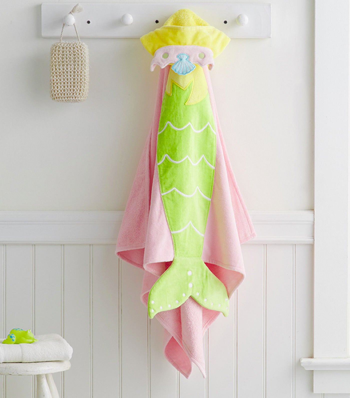 Mermaid Plush Kid Hooded Towel
