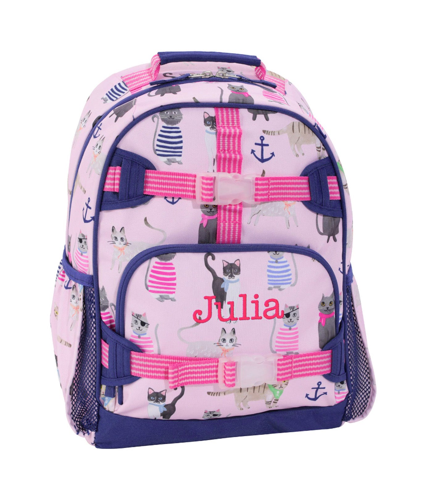 Pottery Barn Kids Mackenzie Salty Cat Large Backpack Multi