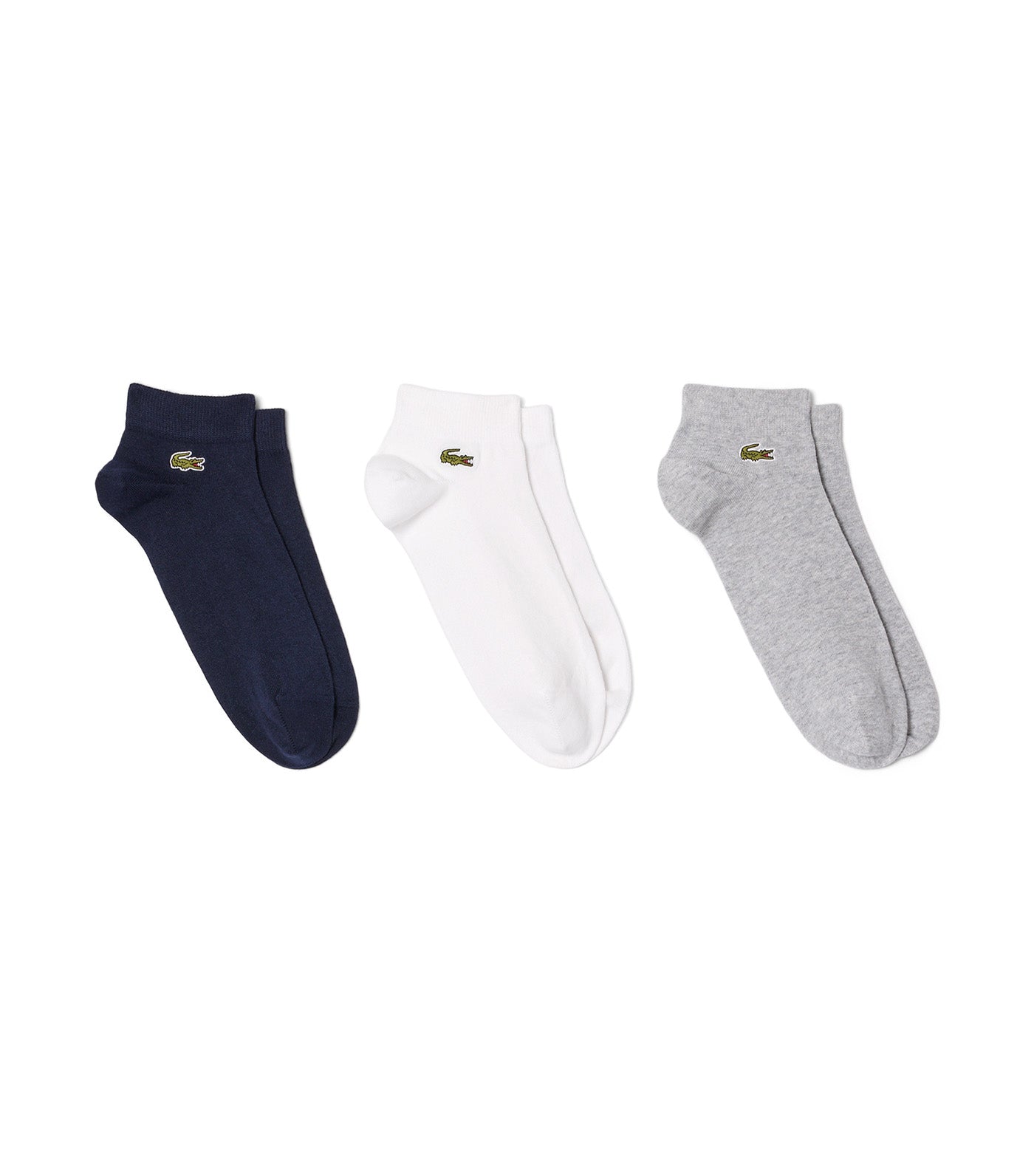 3 Pack Low Socks Silver Chine/Navy