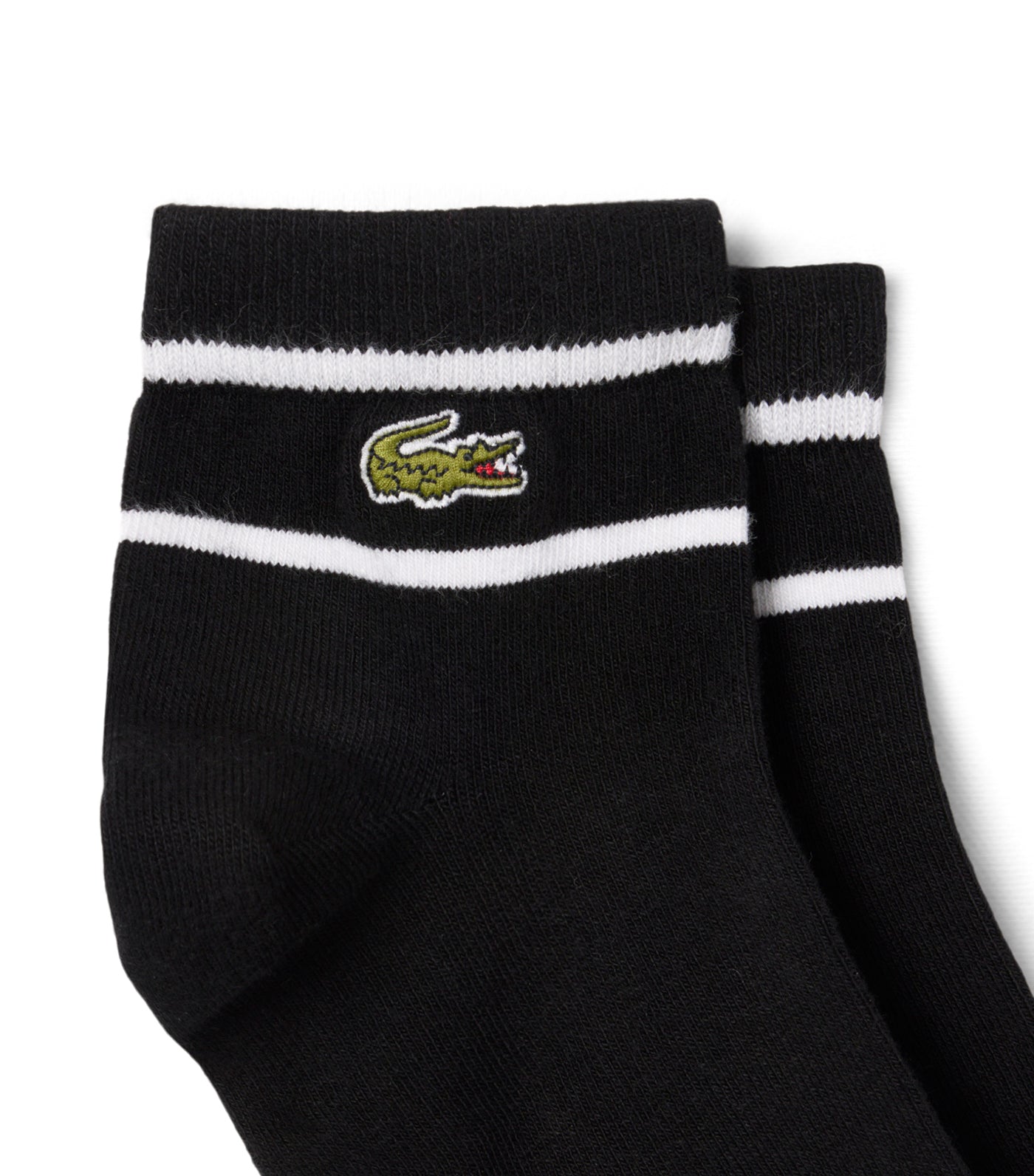 2 Pack Striped Socks Black/White