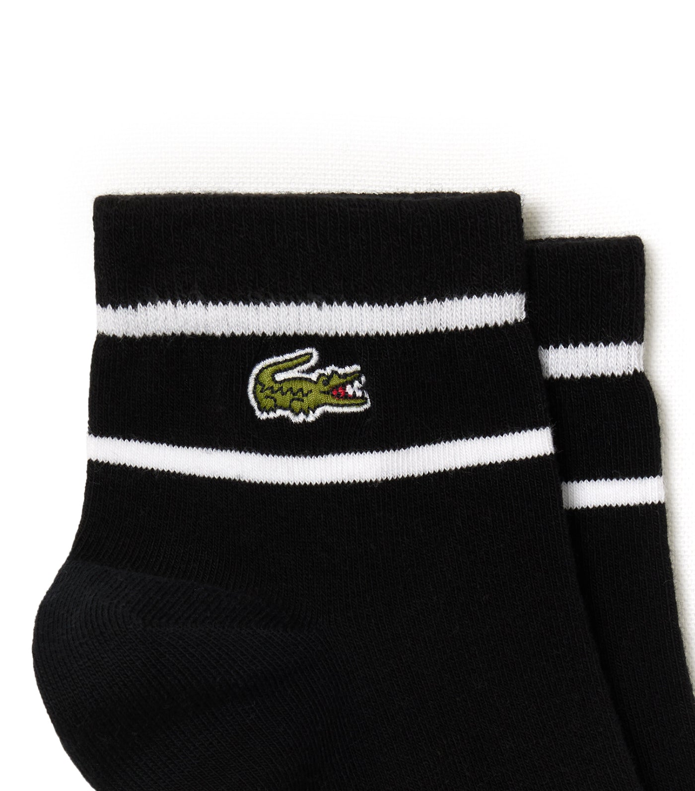 2 Pack Striped Socks Black/White