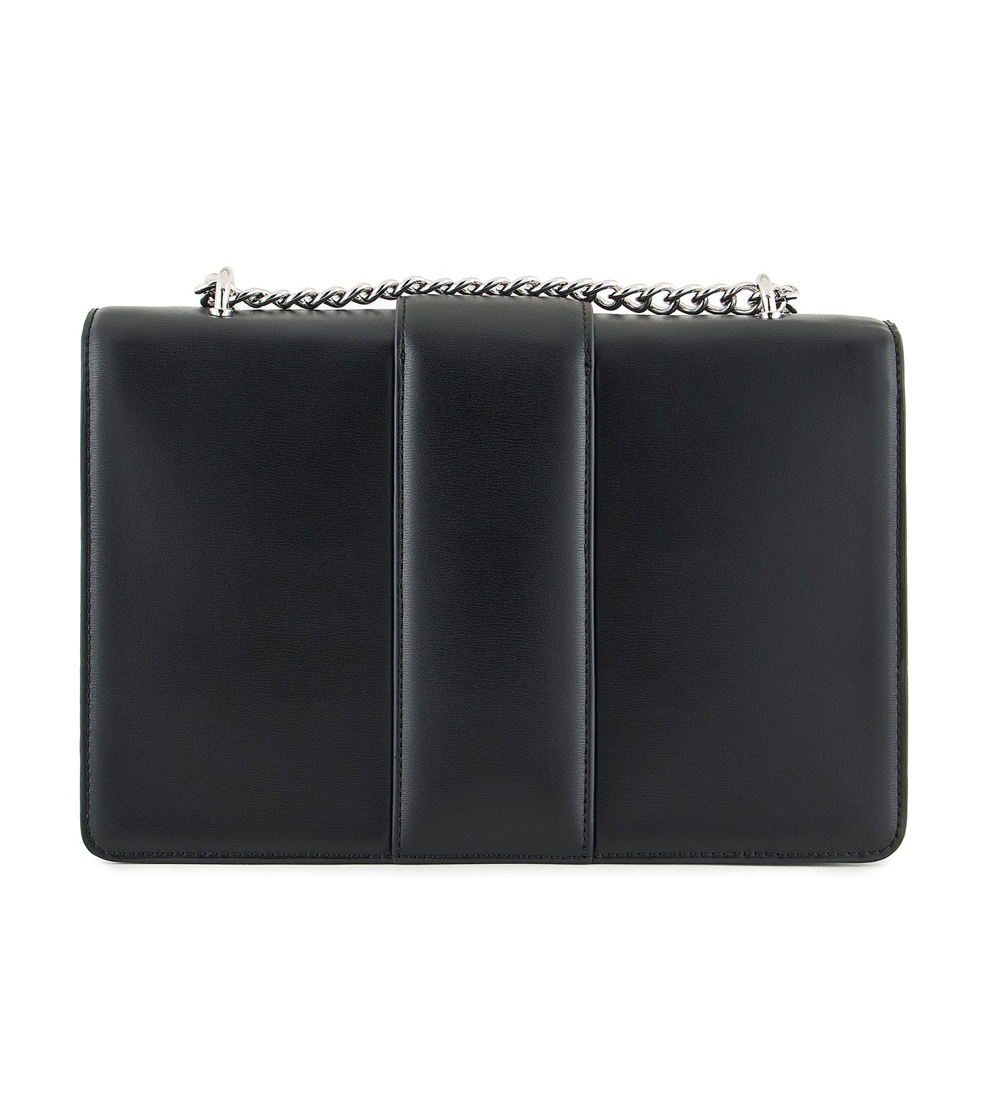 Shoulder Bag with Metal Logo