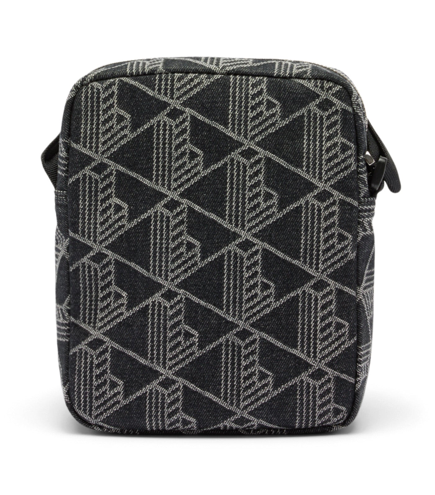 Neocroc Jacquard Motif Vertical Satchel Mono Jacquard Black Denim