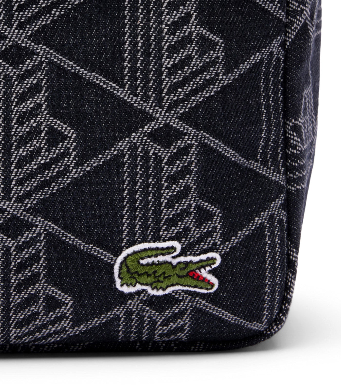 Neocroc Jacquard Motif Toiletry Bag Mono Jacquard Black Denim
