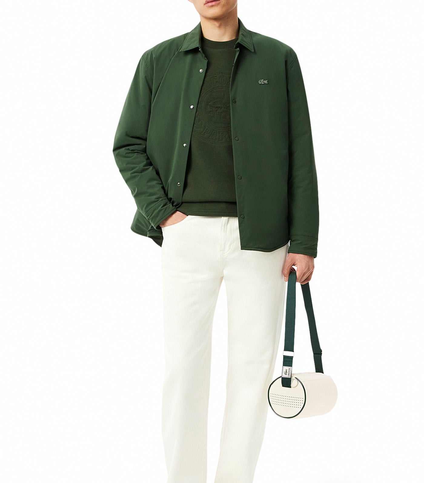 Small Club 1930 Shoulder Bag Farine Sinople
