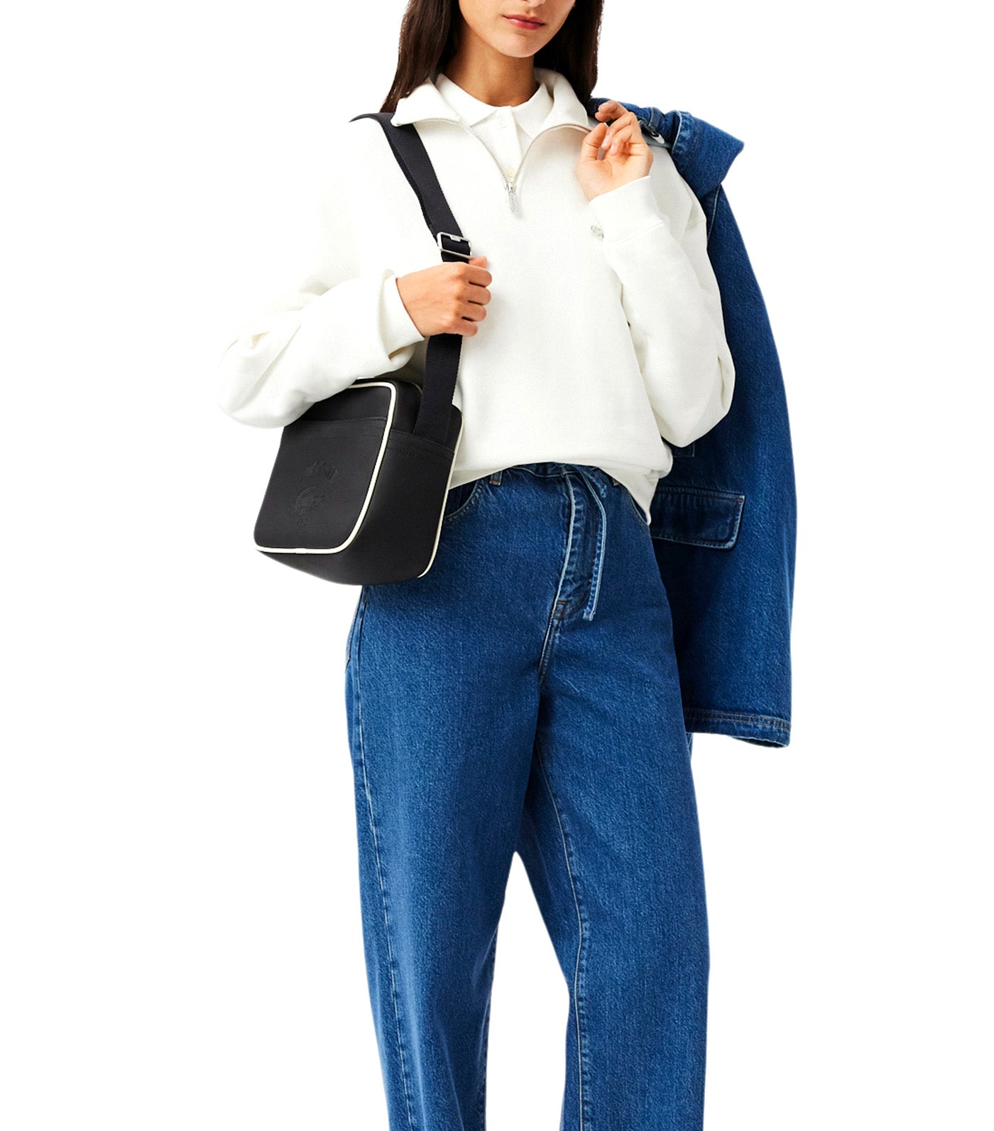 Medium Club 1930 Petit Piqué Reporter Bag