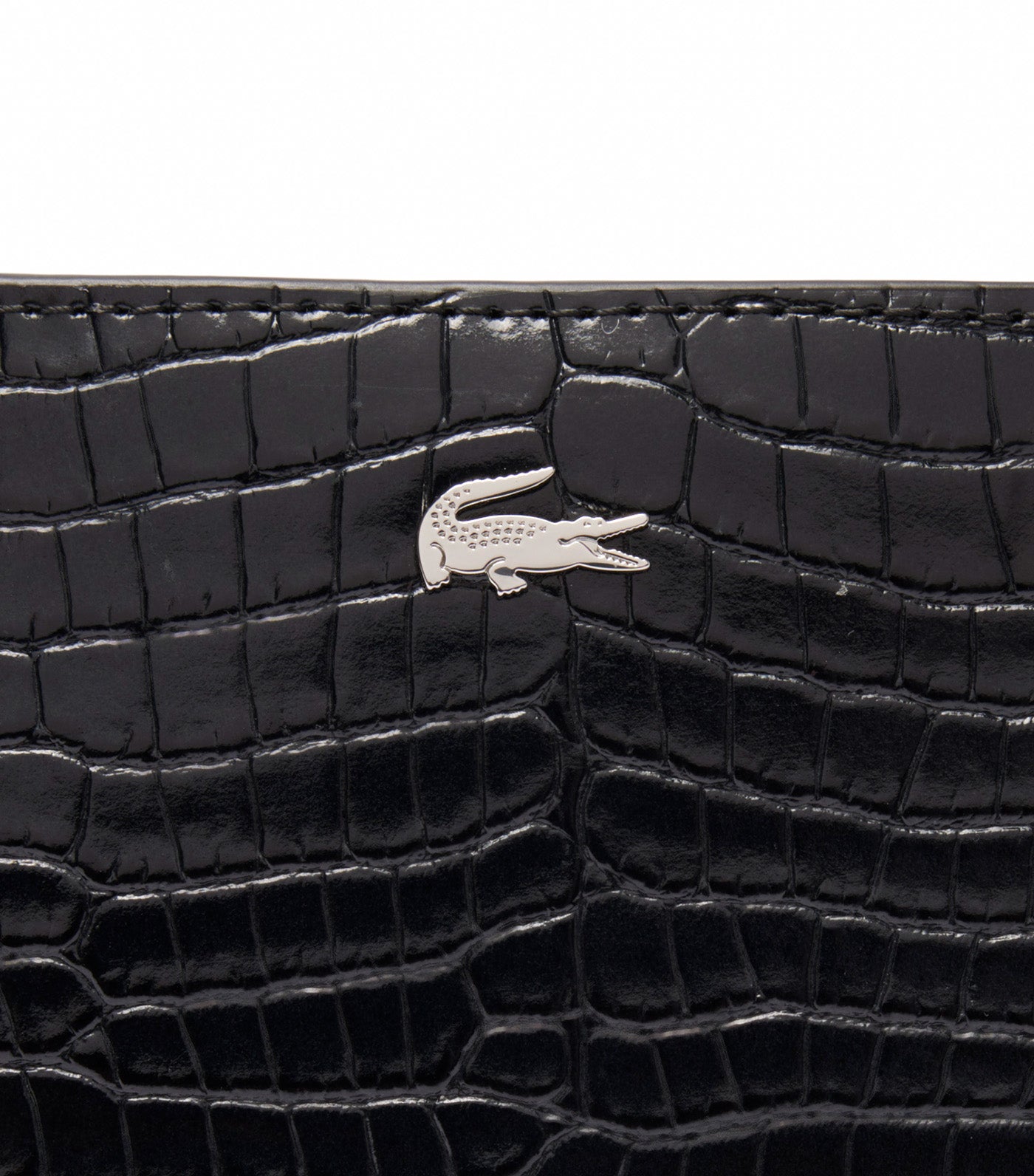 Small Chantaco Embossed Leather Half Moon Bag