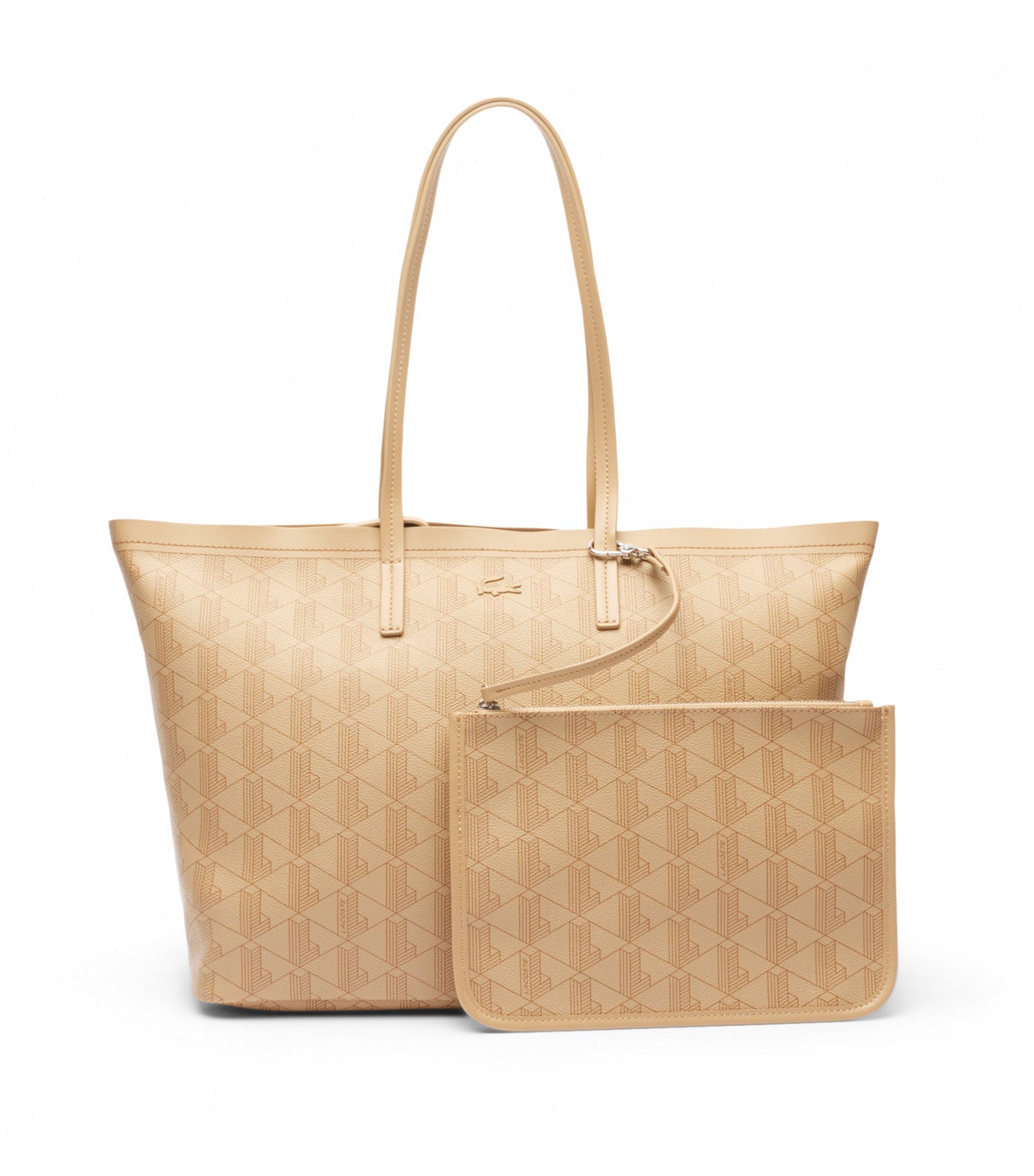 Zely Grained Tote with Pouch