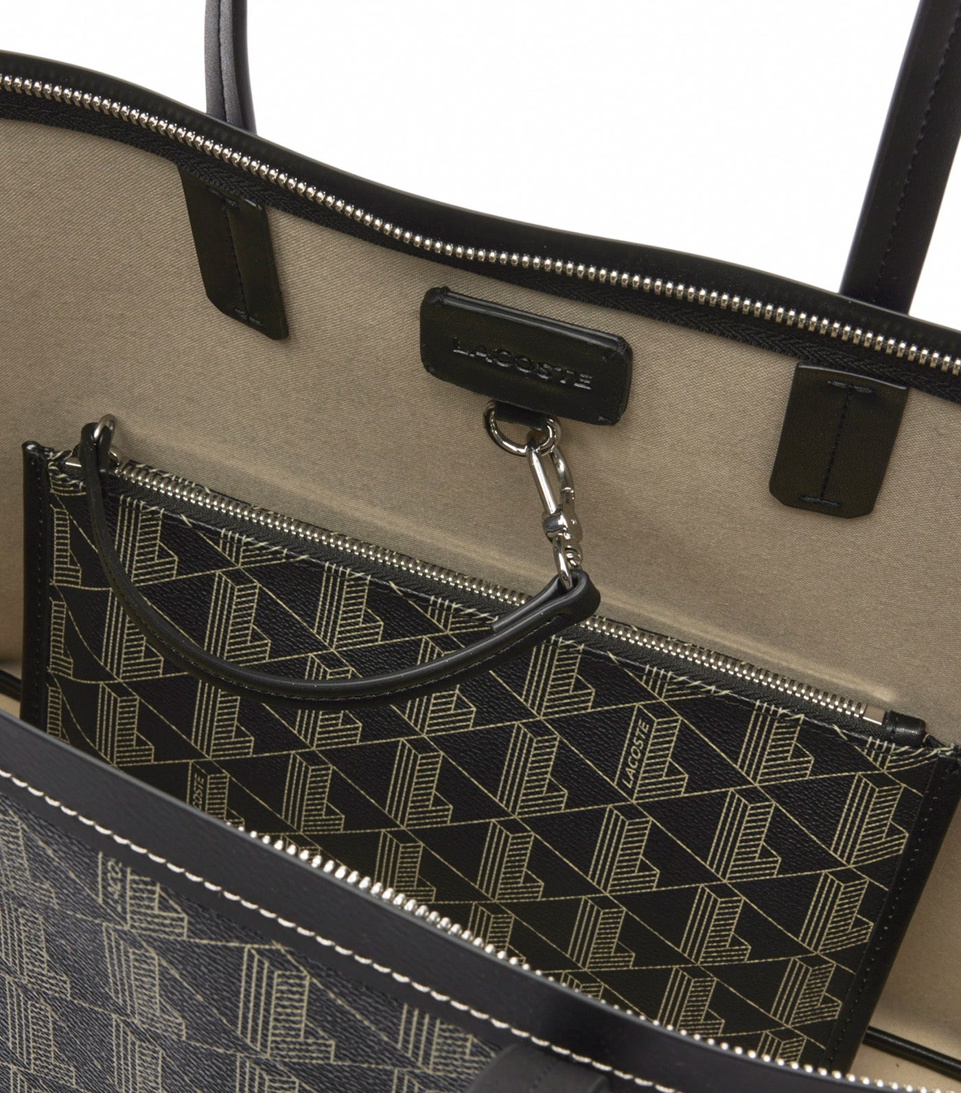 XXL Zely Grained Tote with Pouch