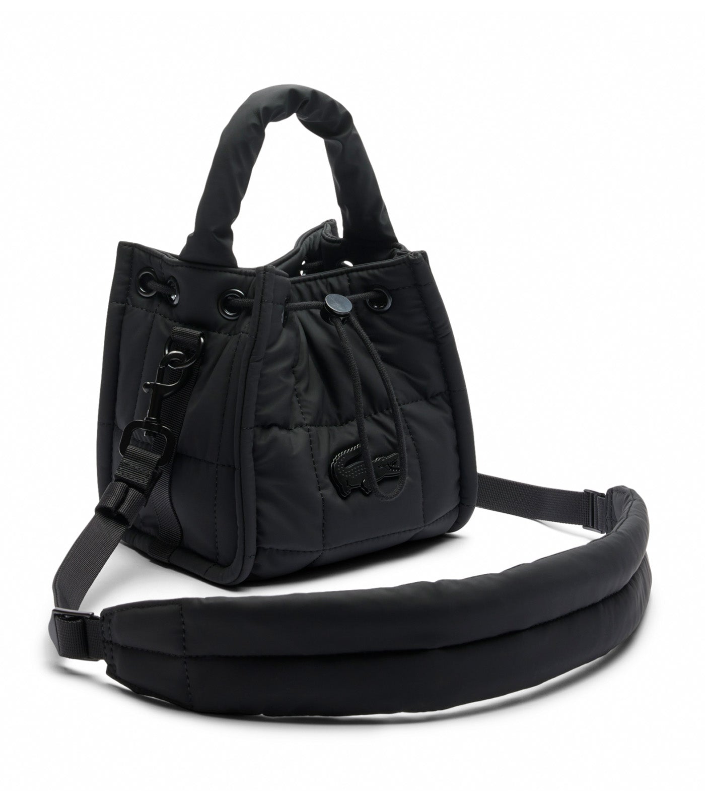 Small Nylia Quilted Bucket Bag