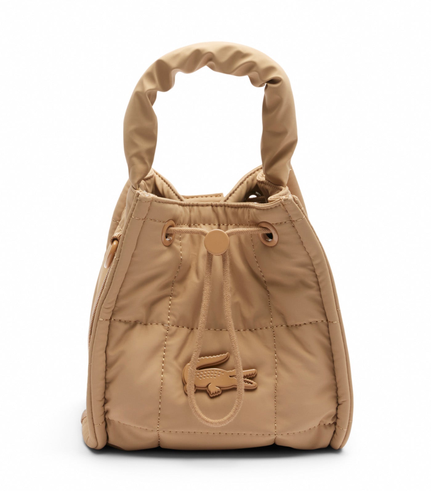Small Nylia Quilted Bucket Bag