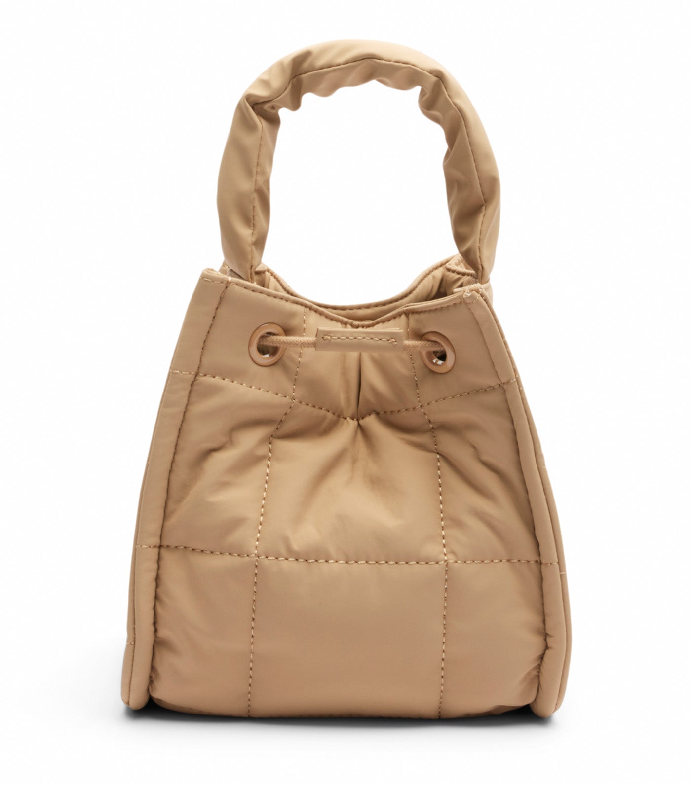 Small Nylia Quilted Bucket Bag
