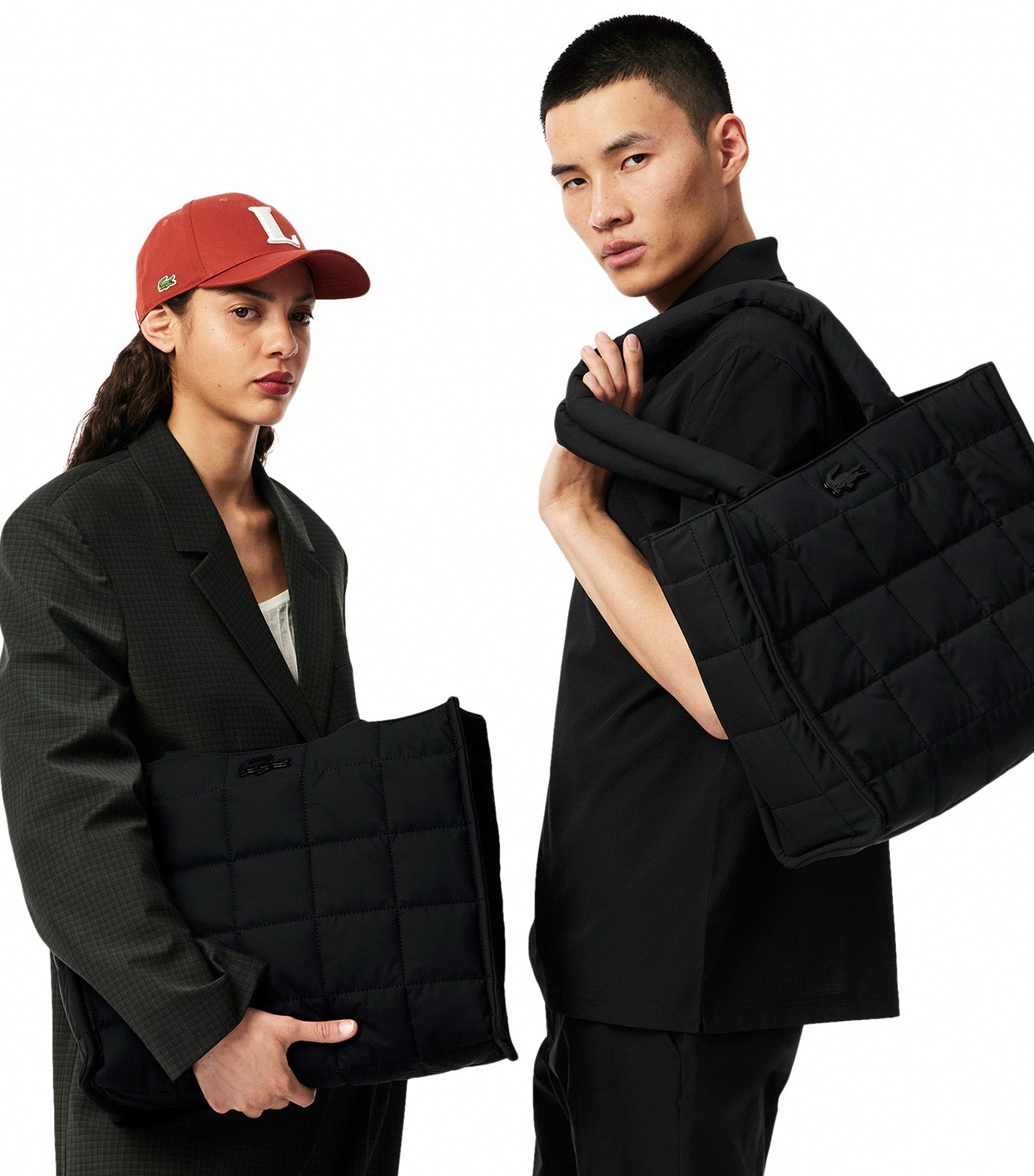 XXL Nylia Quilted Tote with Pouch
