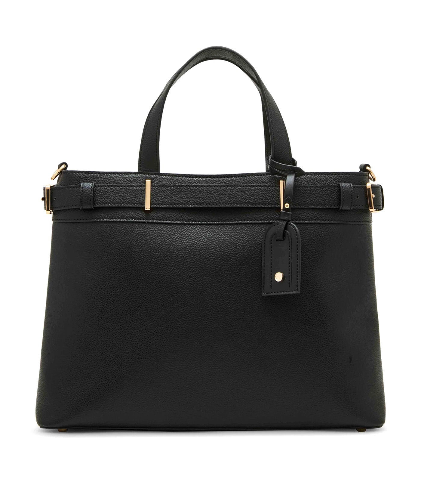 Belted Satchel with Convertible Strap