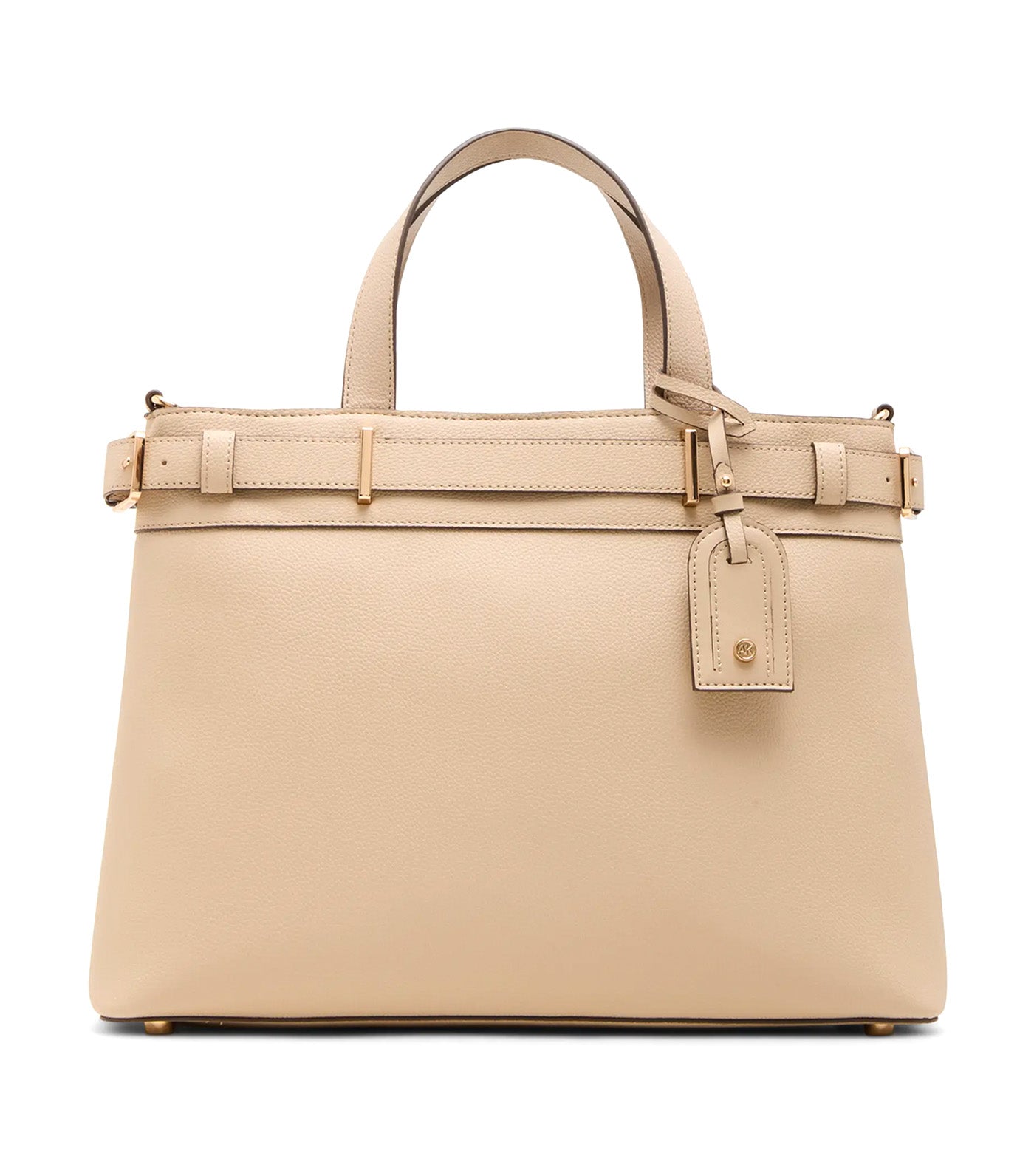 Belted Satchel with Convertible Strap