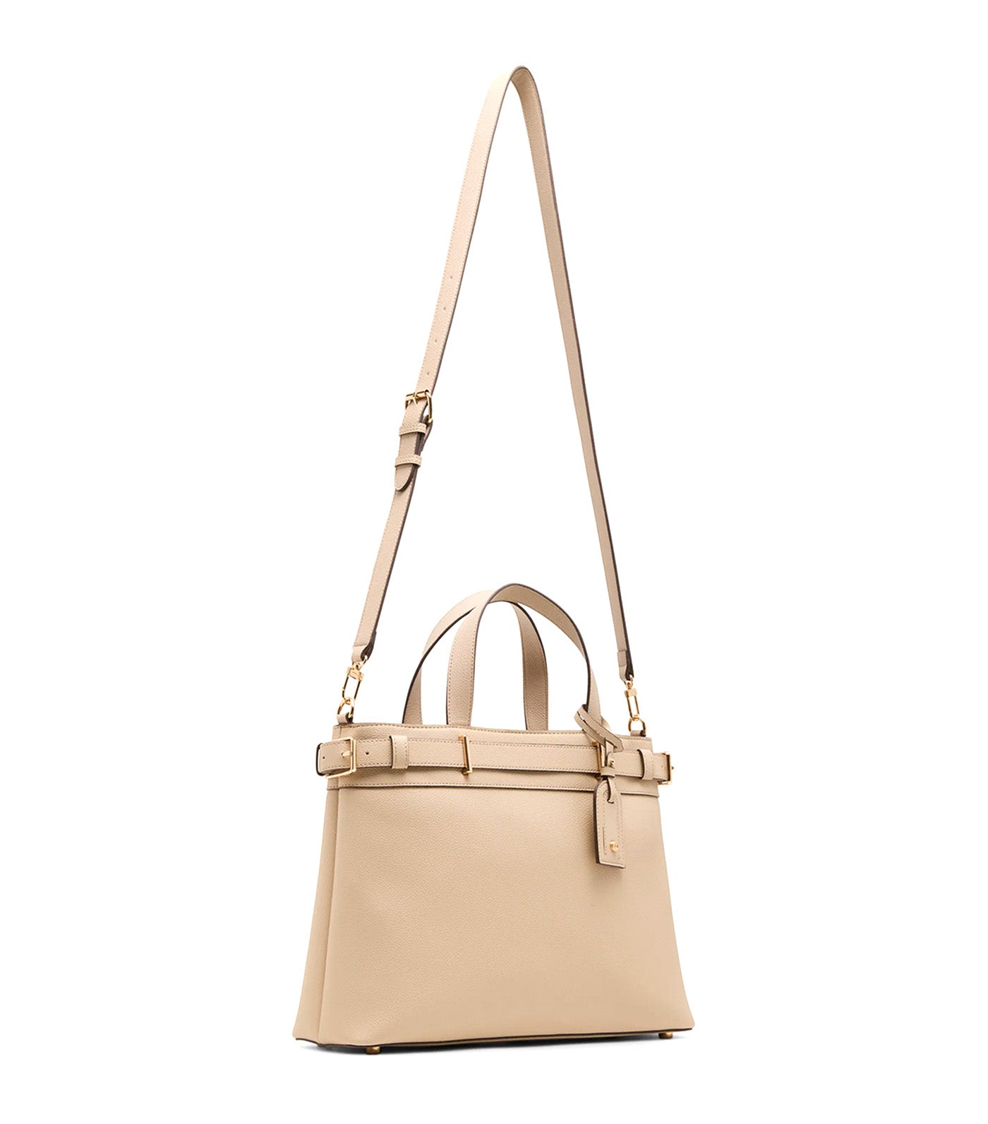 Belted Satchel with Convertible Strap