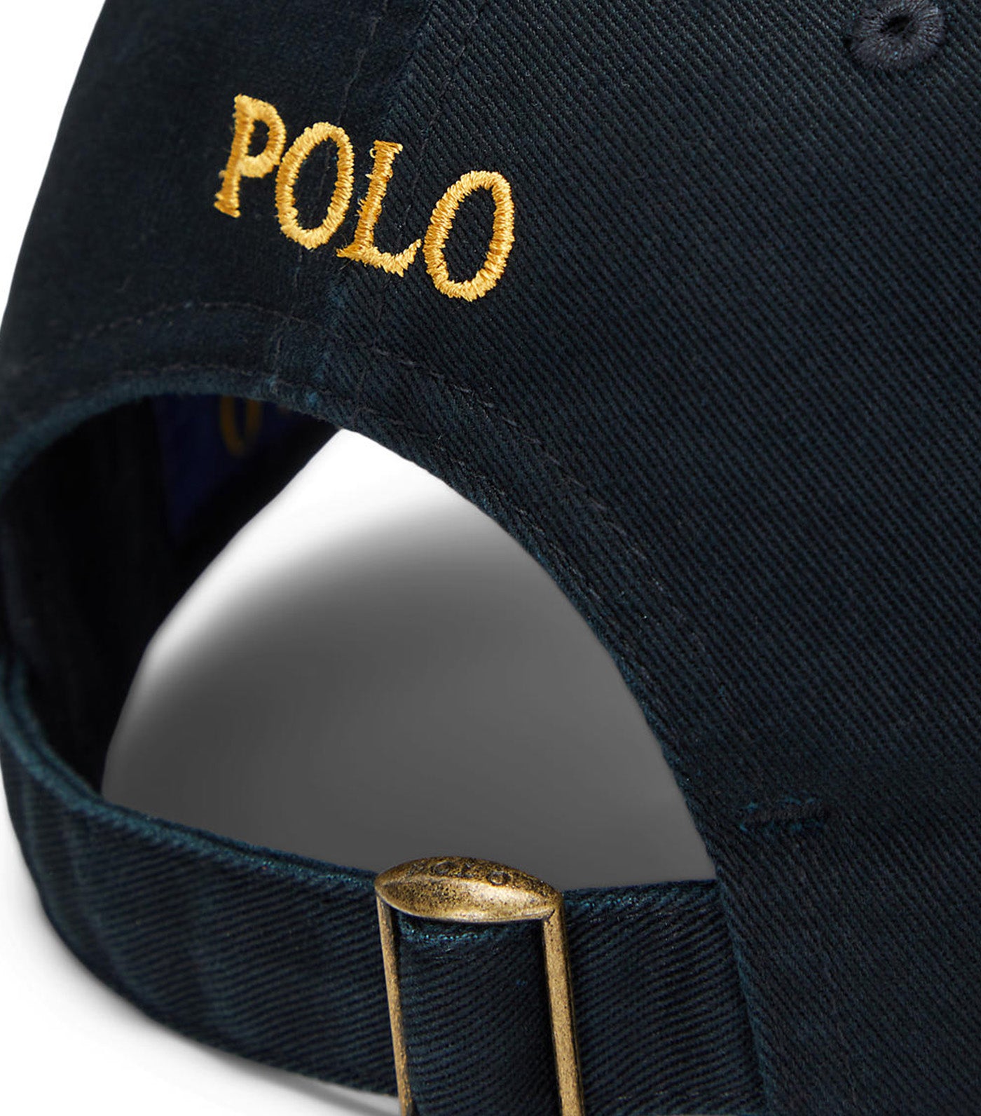 Men's Cotton Twill Ball Cap Polo Black