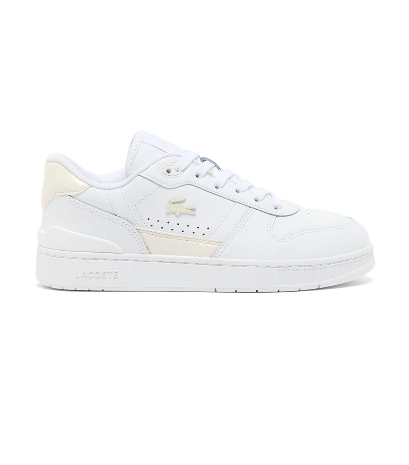 Women’s T-Clip Set Leather Sneakers White/Off White