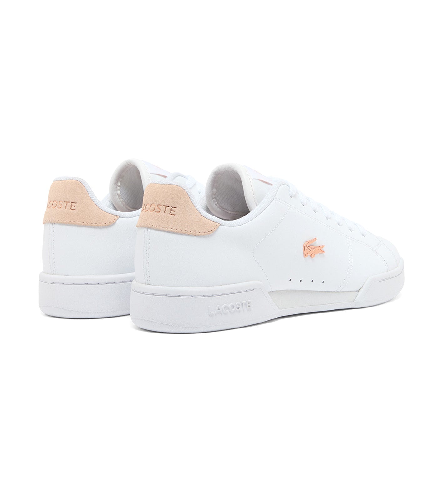 Lacoste Women’s Carnaby Cup Leather Sneakers White/Light Pink