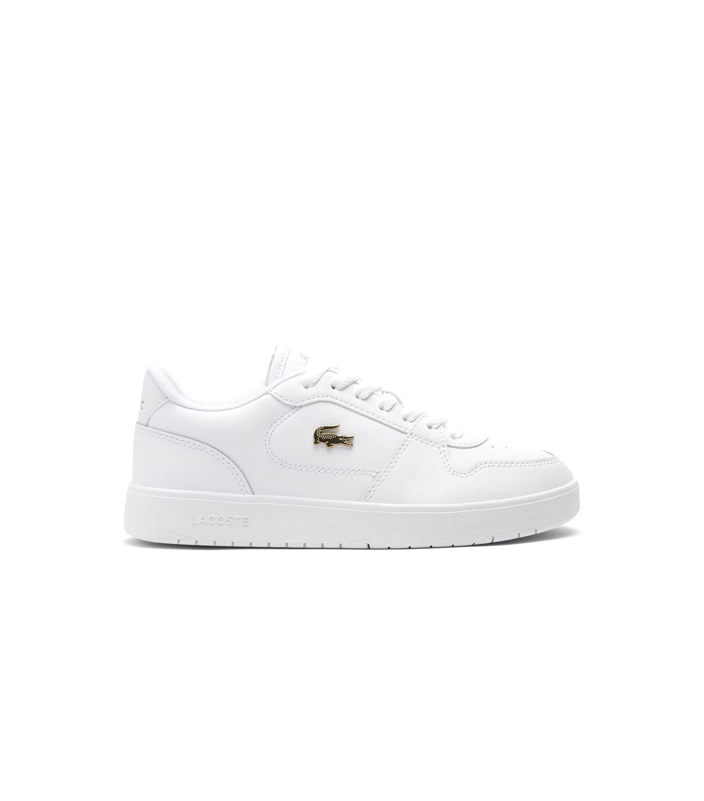 Women's Court Ace Leather Sneakers White/Gold