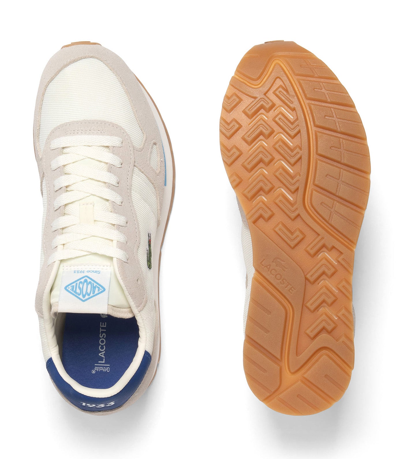 Men's Partner 70s Sneakers Off White/Blue