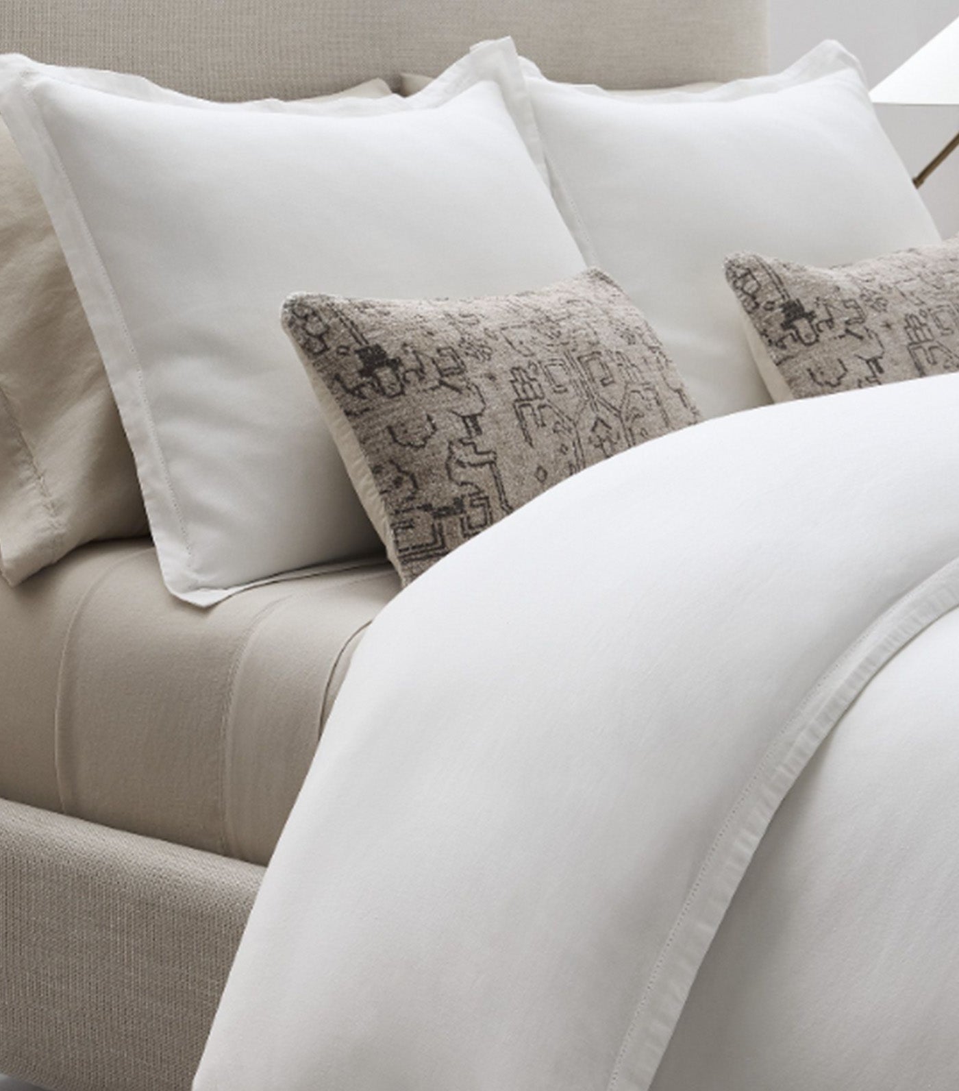 Signature Tencel Linen Sham White