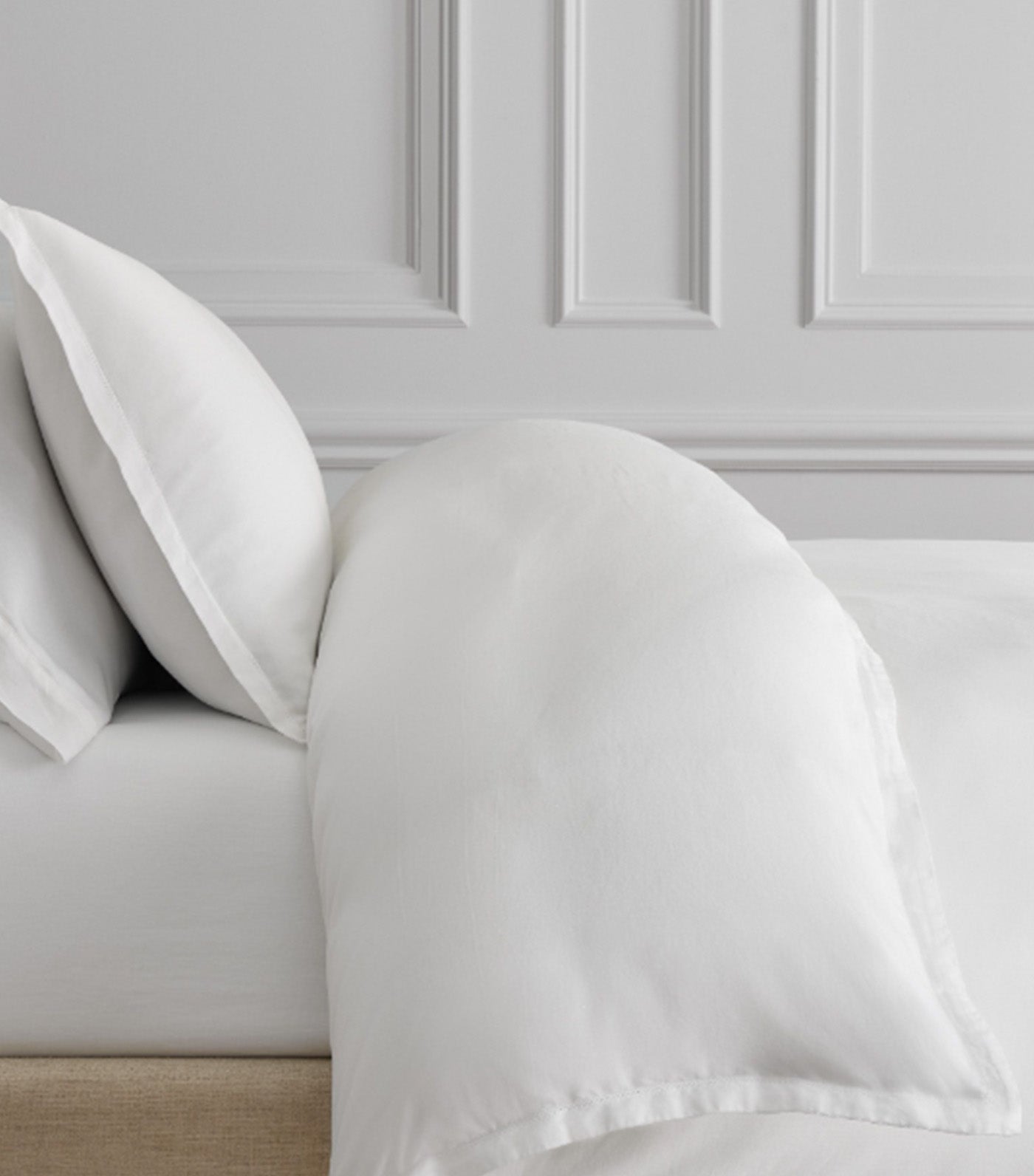 Signature Linen Duvet Cover White