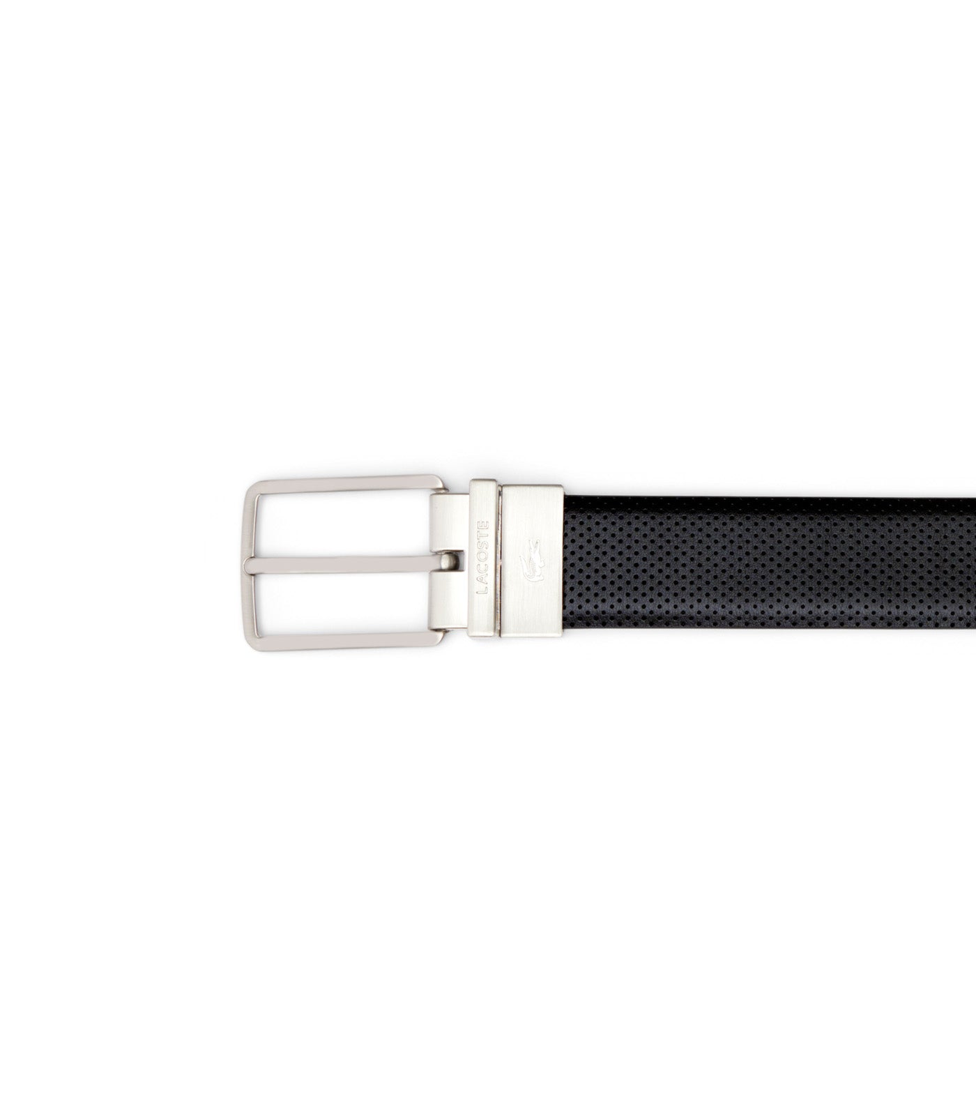 Reversible Leather Belt Noir Marine 166