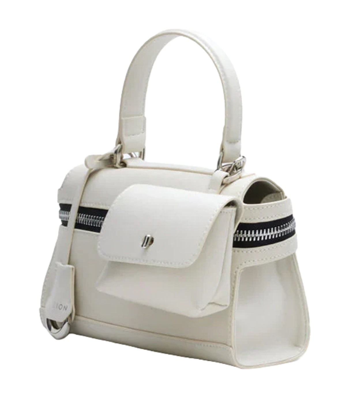 Elettra Compact Satchel Beige