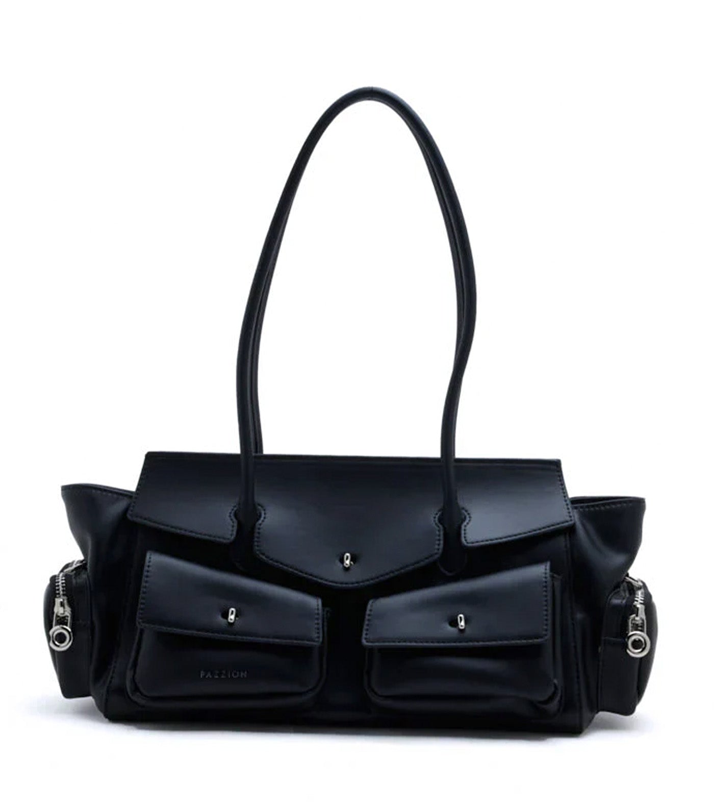 Virelle Structured Multi-Pocket Shoulder Bag